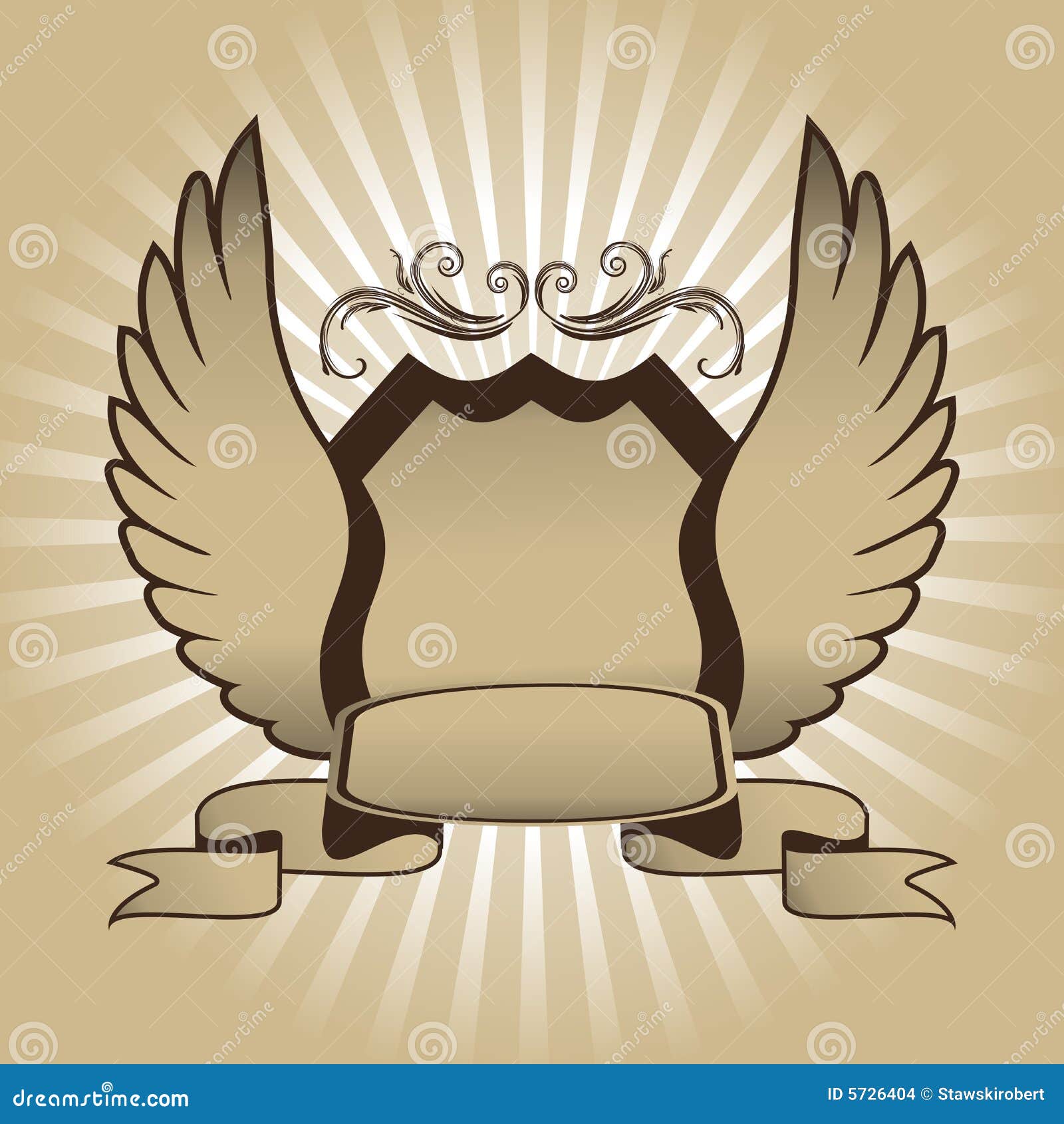 Banner Wing Stock Illustrations 24,638 Banner Wing Stock