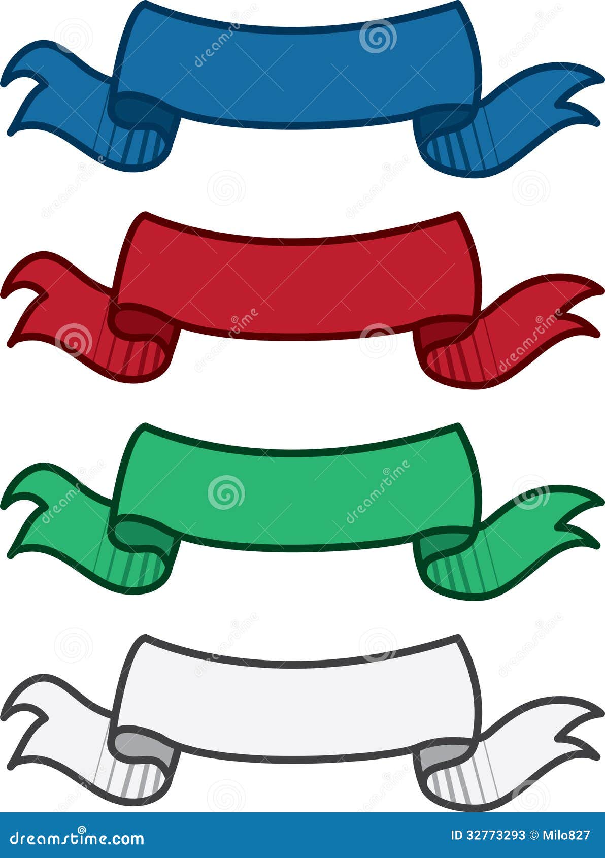 Banner blank colors stock vector illustration of retro 32773293