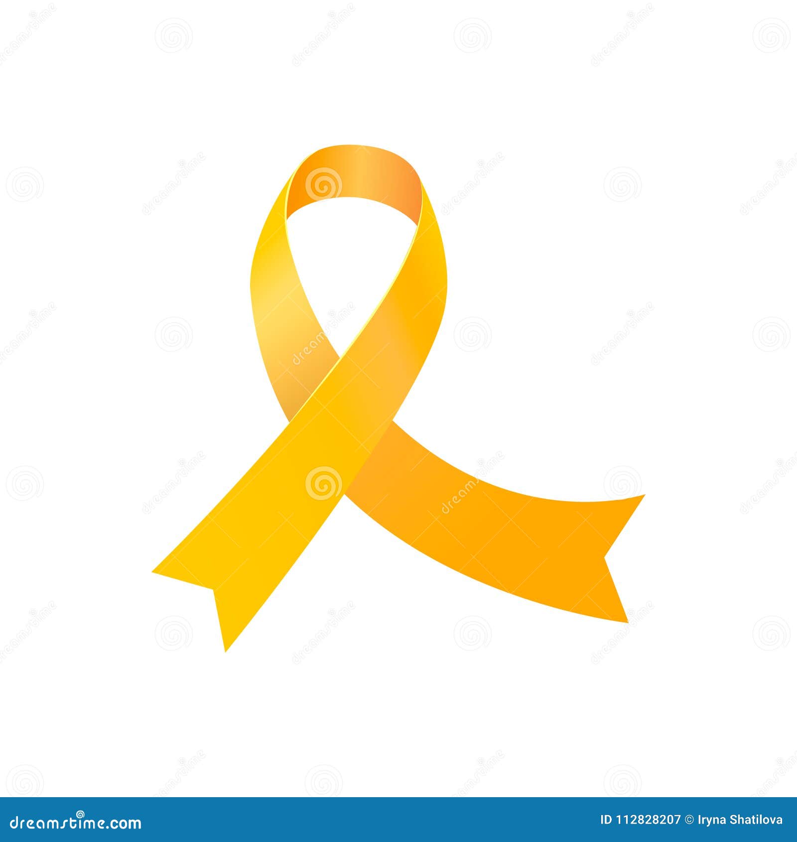 childhood cancer ribbon