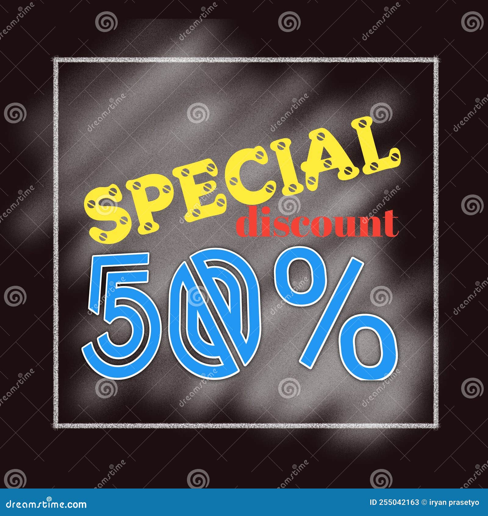 Banner Commercial Special Discount 50 Stock Illustration Illustration