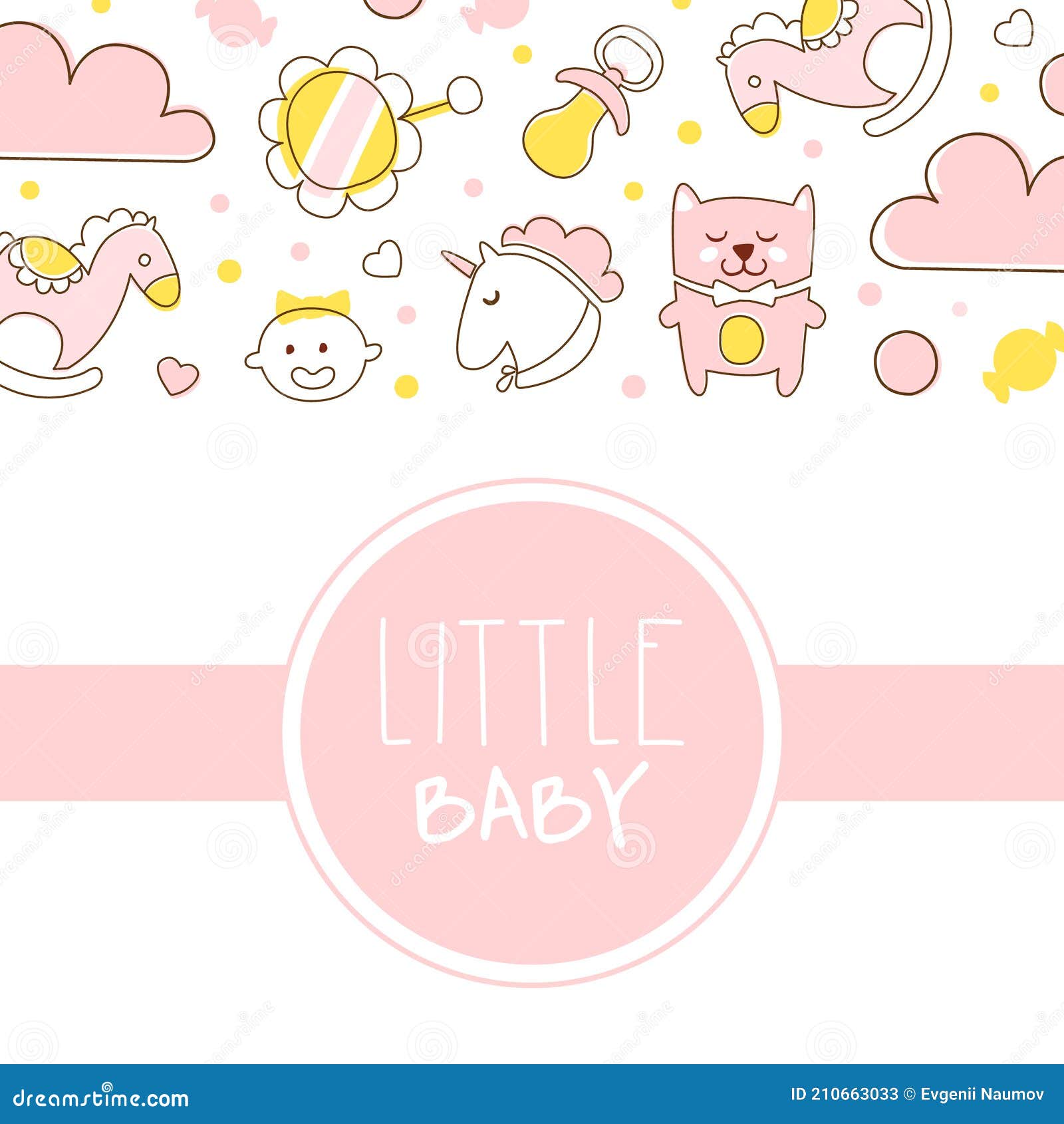 Banner De Bebé Pequeño Niños Tienda Baby Shower Banner Folleto Folleto  Libro Portada Póster Invitación Plantillas Diseño Ilustración del Vector -  Ilustración de poco, elemento: 210663033