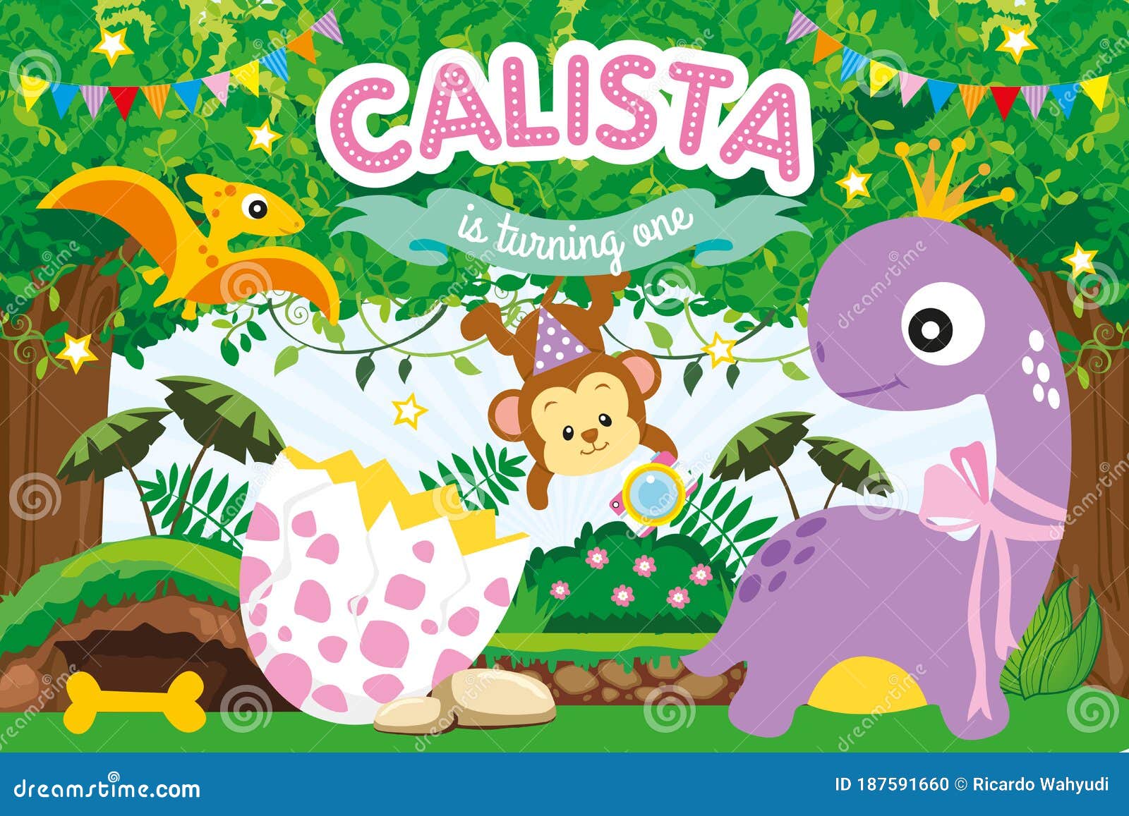 Banner De Cumpleaños Con Lindos Dinosaurios Y Amigos En El Bosque Ilustración del Vector - Ilustración de invitar, partido: 187591660 Banner De Cumpleaños Con Lindos Dinosaurios Y Amigos En El Bosque Ilustración del Vector - Ilustración de invitar, partido: 187591660