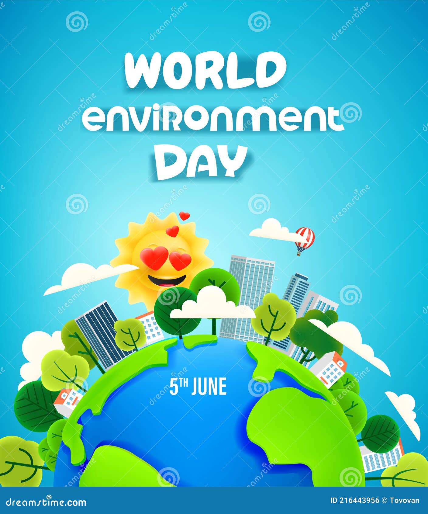 Banner Del Día Mundial Del Medio Ambiente El 5 De Junio Ilustración del  Vector - Ilustración de madre, recicle: 216443956