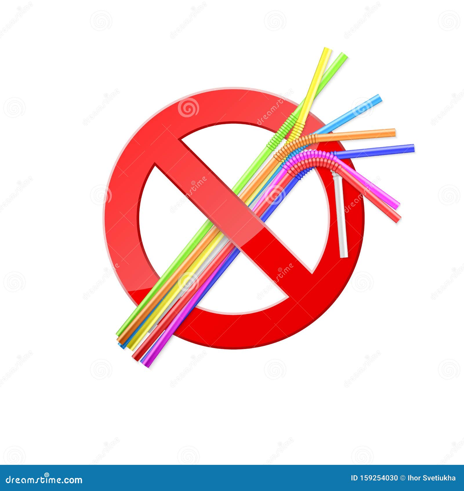 Stop Using Plastic Straws, Stop Plastic Pollution-Reduce, The