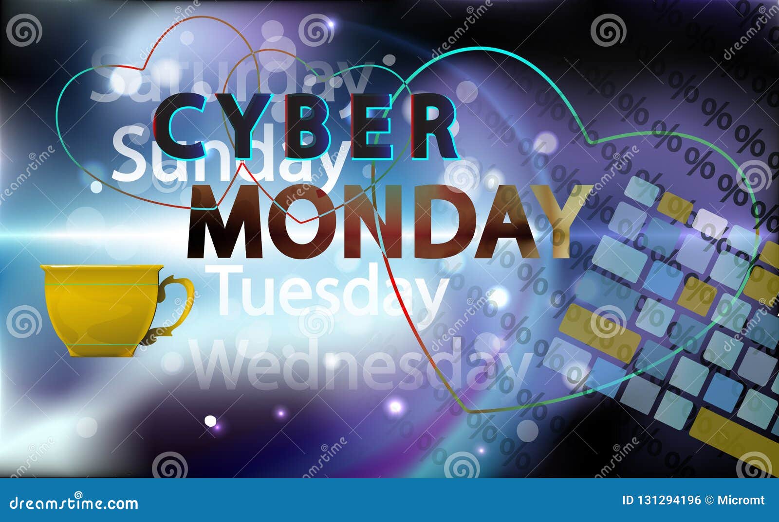 banner for event cyber monday sale. technology  art for your sale promotion. keyboard for enter in a e-marketing. press keyb