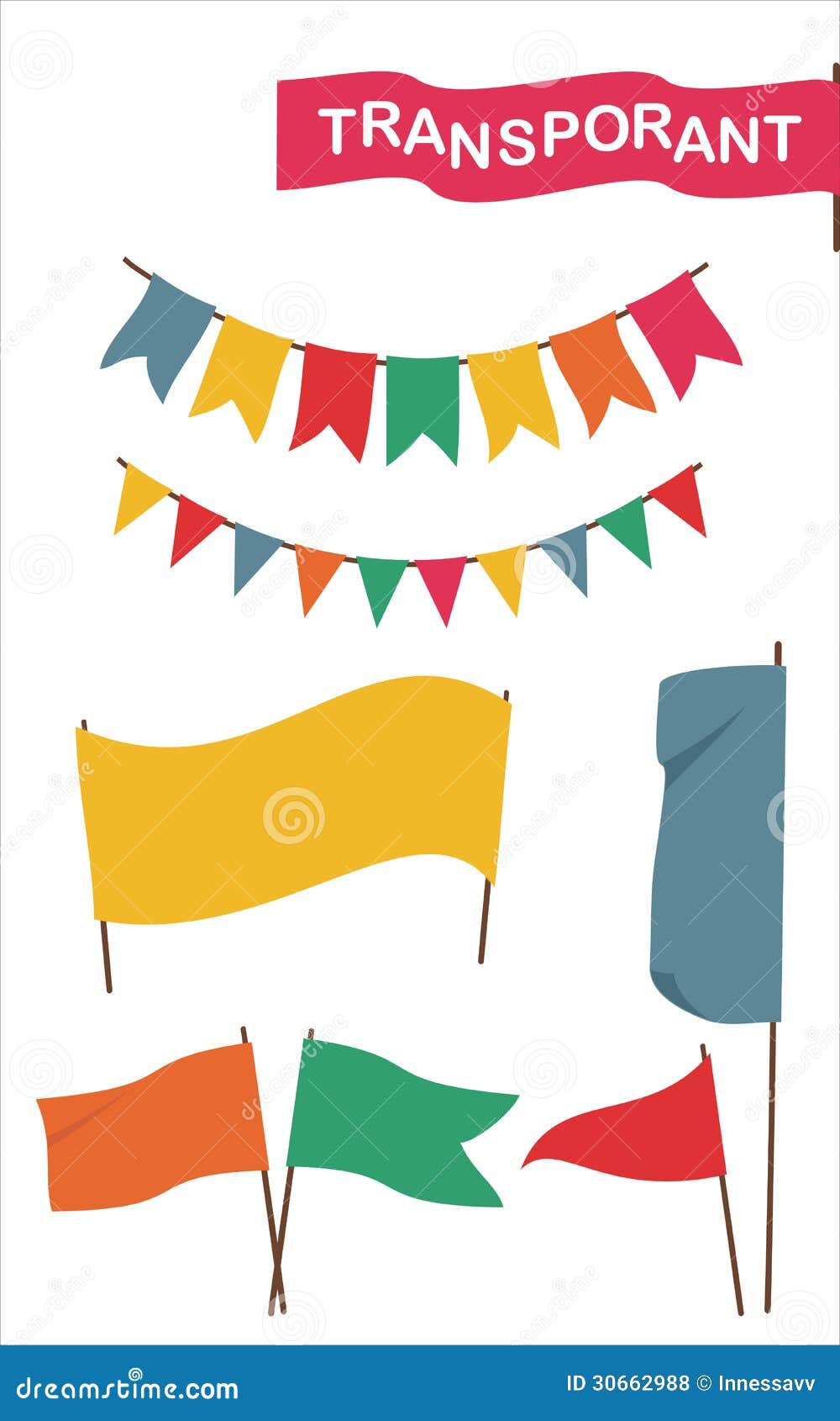Download Banner, flag stock vector. Illustration of waving, flag ...