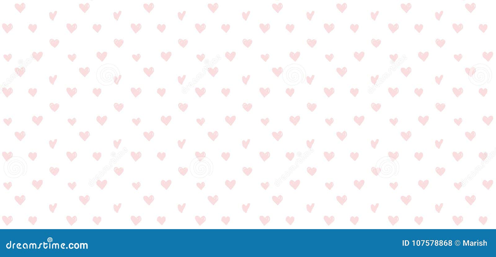 background with heart seamless pattern, valentine`s day banner