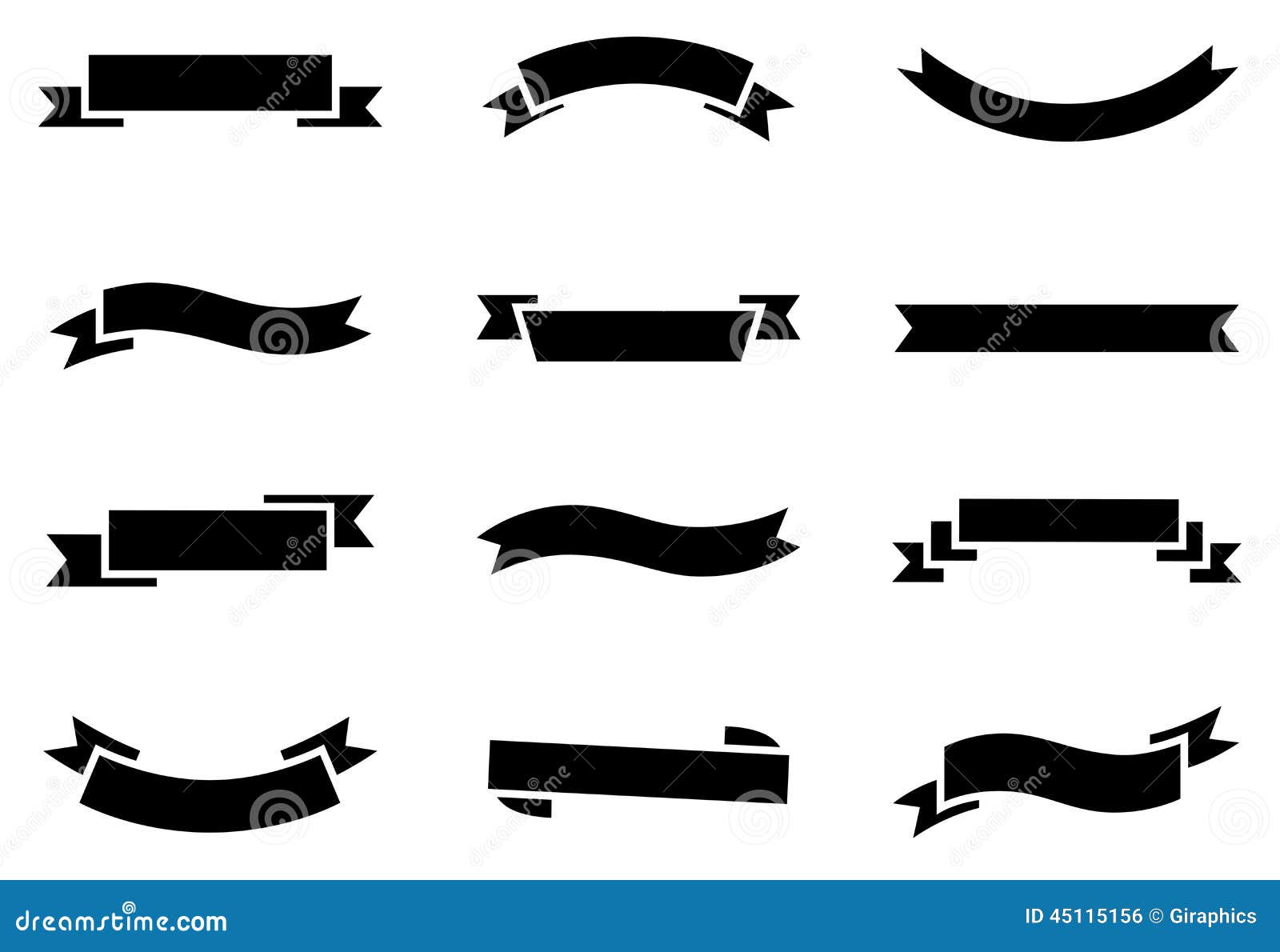 banner icons stock vector