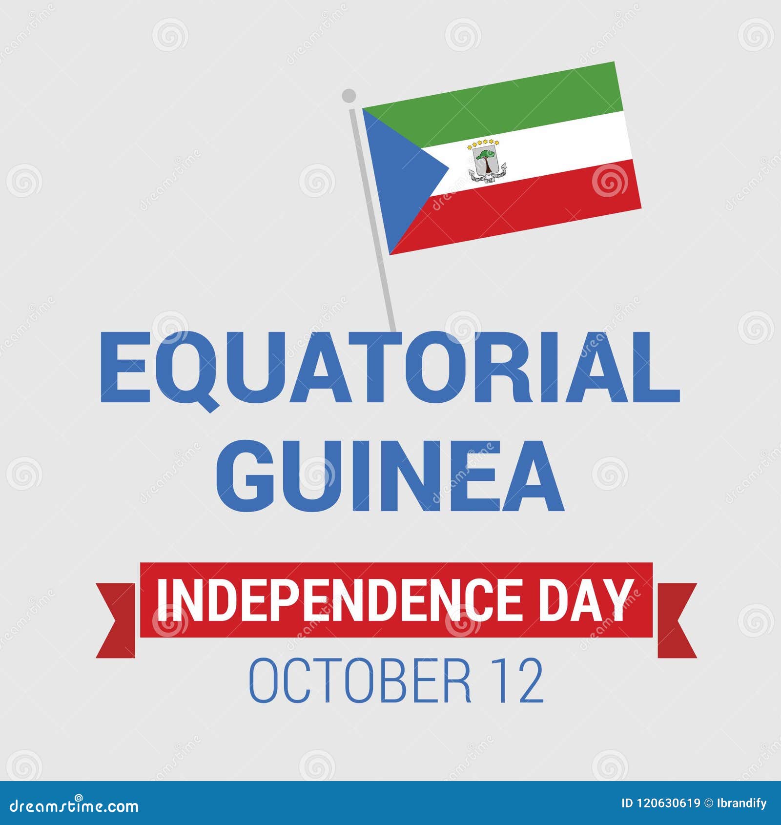 Equatorial Guinea Poster Colorful Print Equatorial Guinea 