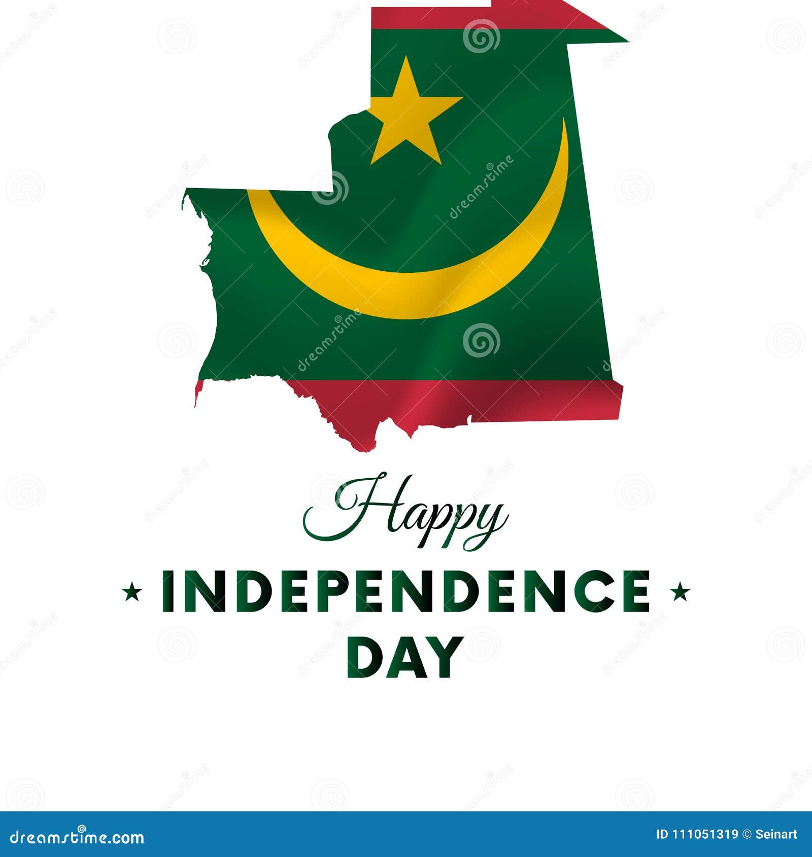 Banner Or Poster Of Mauritania Independence Day Celebration Mauritania