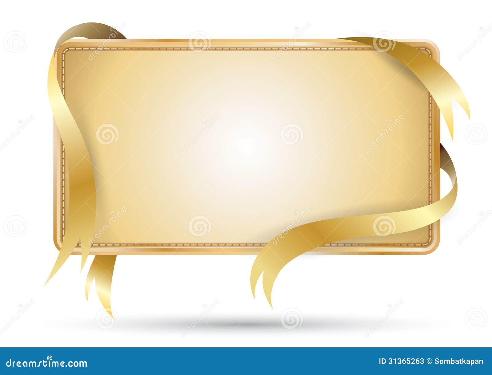 Banner tag with ribbon stock vector. Illustration of advantage - 31365263