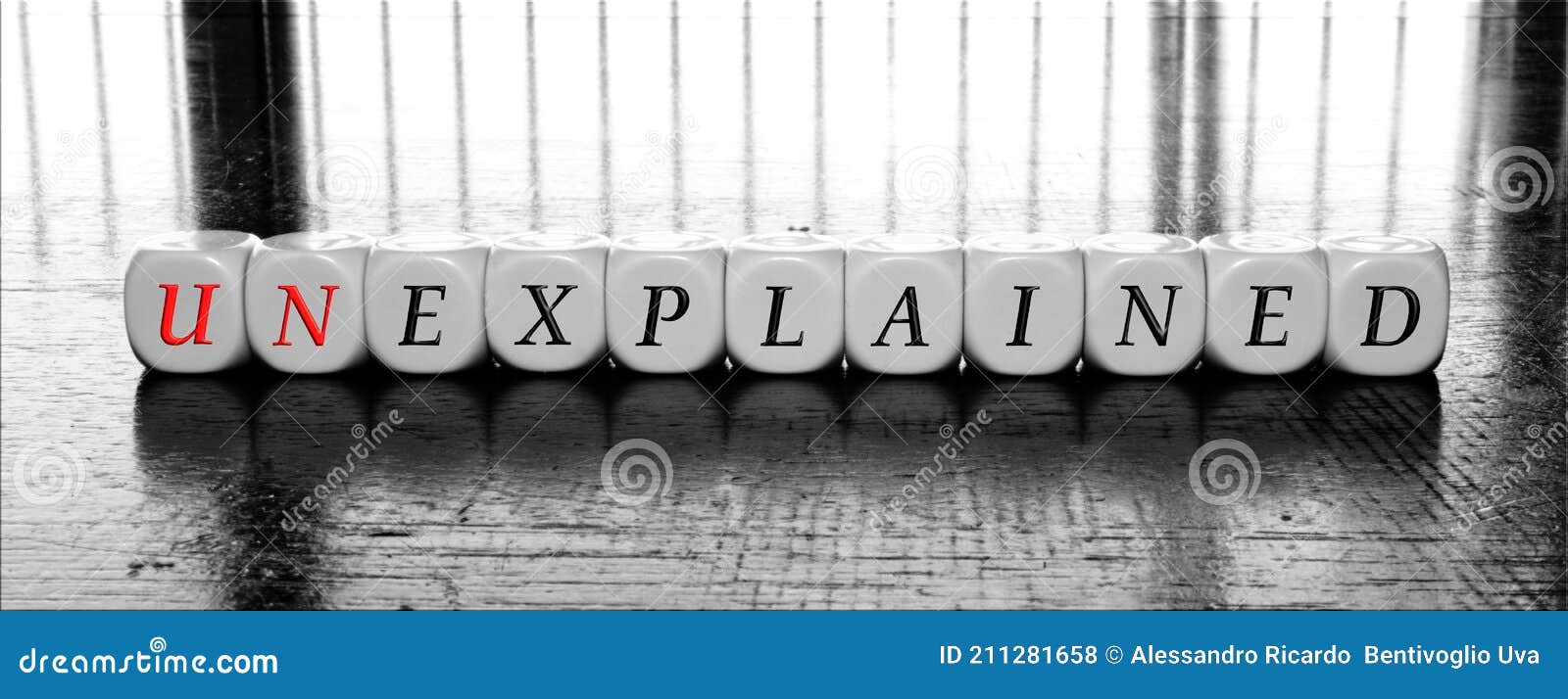 words unexplained or explained - dilema concept