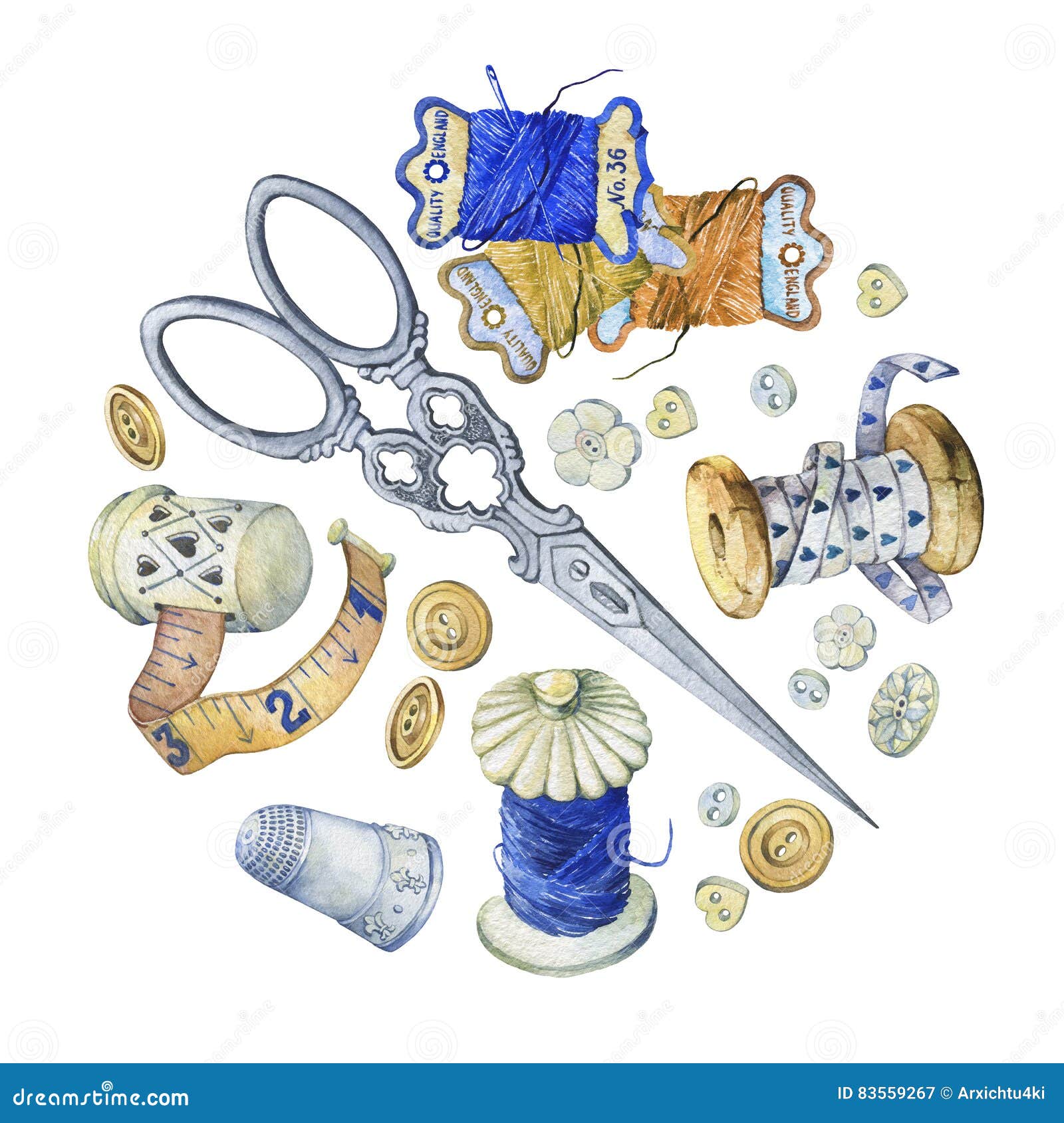 Vintage Sewing kit stock image. Image of machine, actions - 43912431