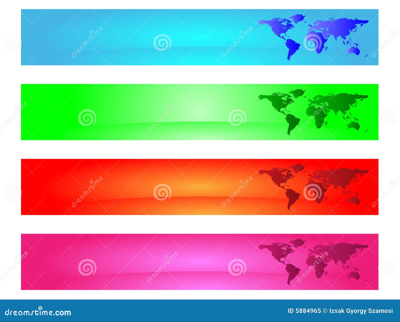 Banner with worldmap stock vector. Illustration of asia - 5884965