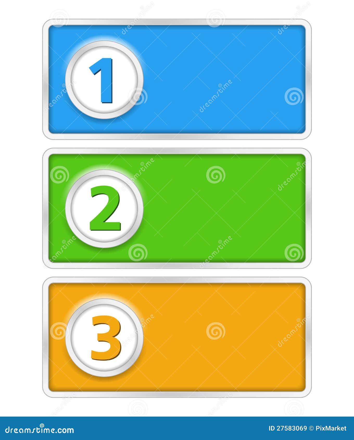 Banners with numbers stock vector. Illustration of offer - 27583069