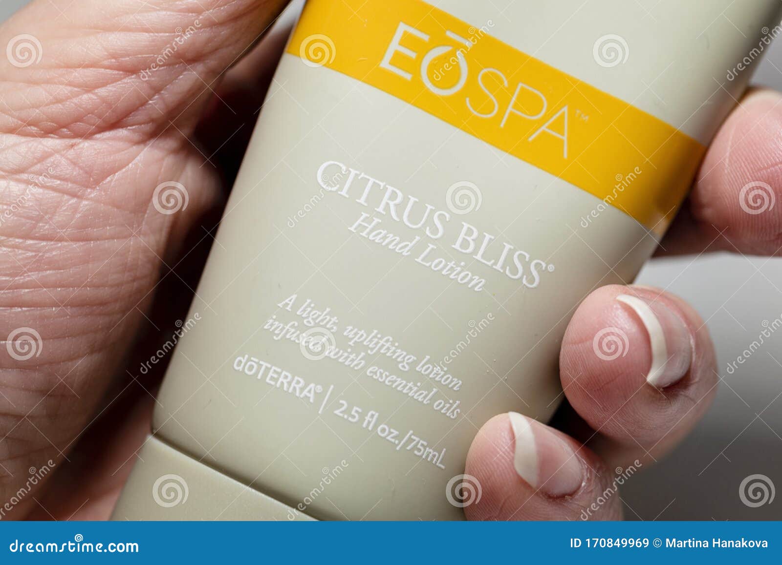 Banska Bystrica, Slovakia - 2019: High Quality Essential Oils Doterra Bliss Hand Lotion Editorial Stock Image - Image of lotion, background: 170849969