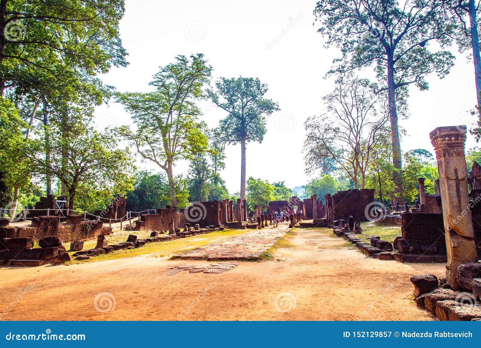 banteay srei temple, siem reap, cambodia. during sunrise