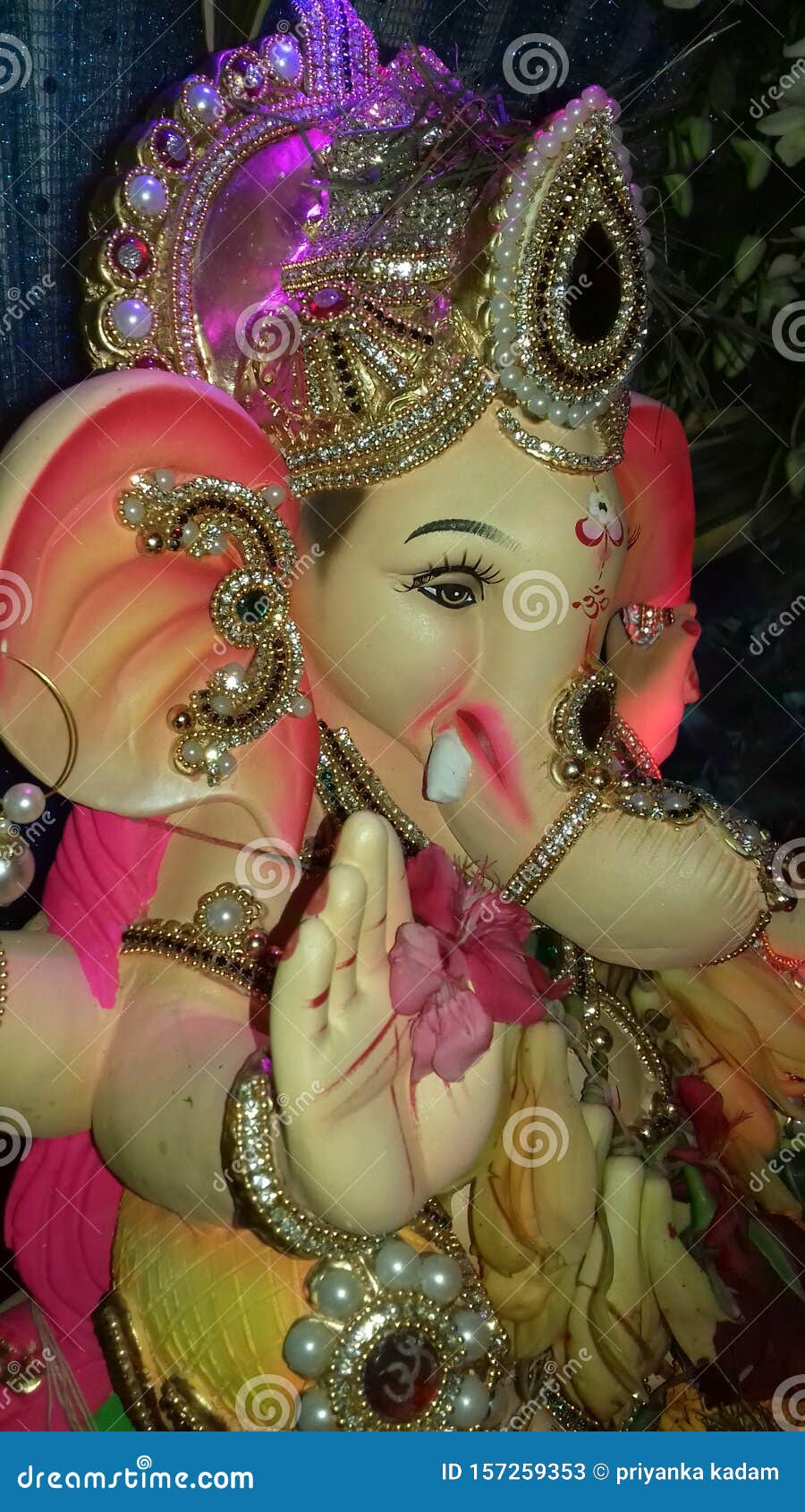 Bappa blessings stock image. Image of ganpati, blessings - 157259353