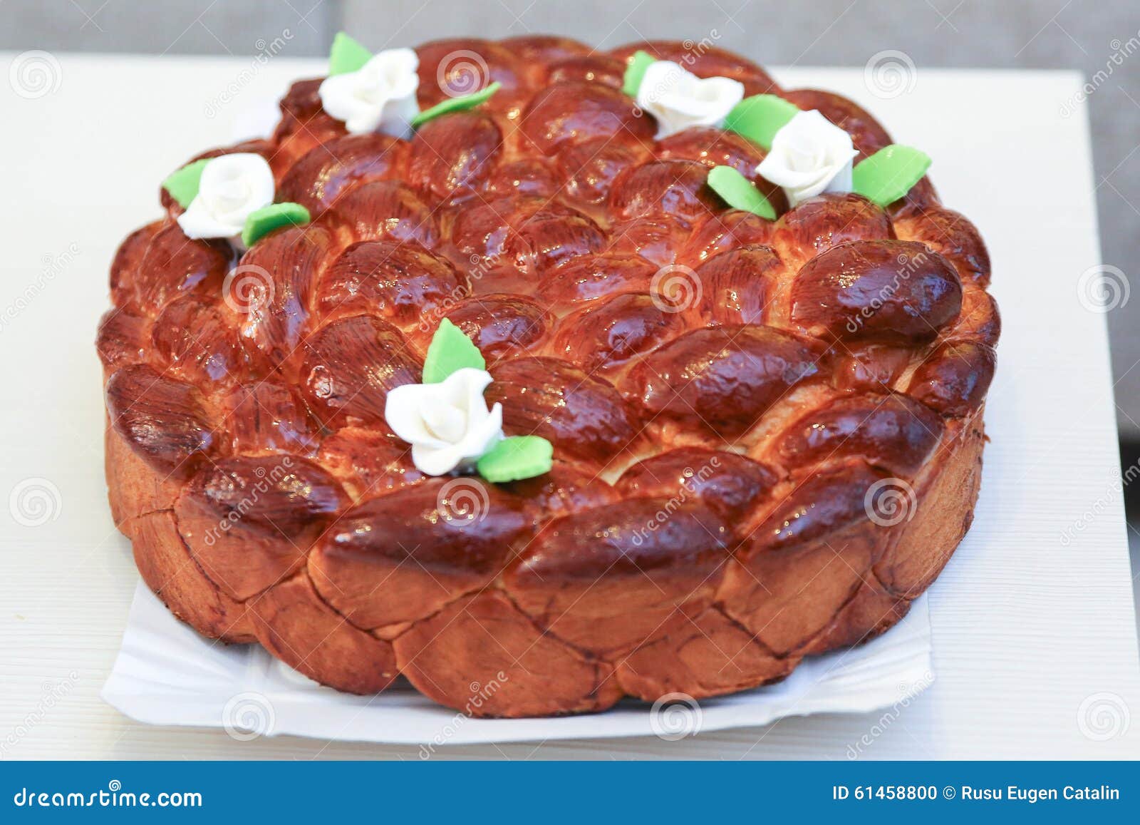 Bapteme Traditionnel De Gateau Photo Stock Image Du Roumain Chou