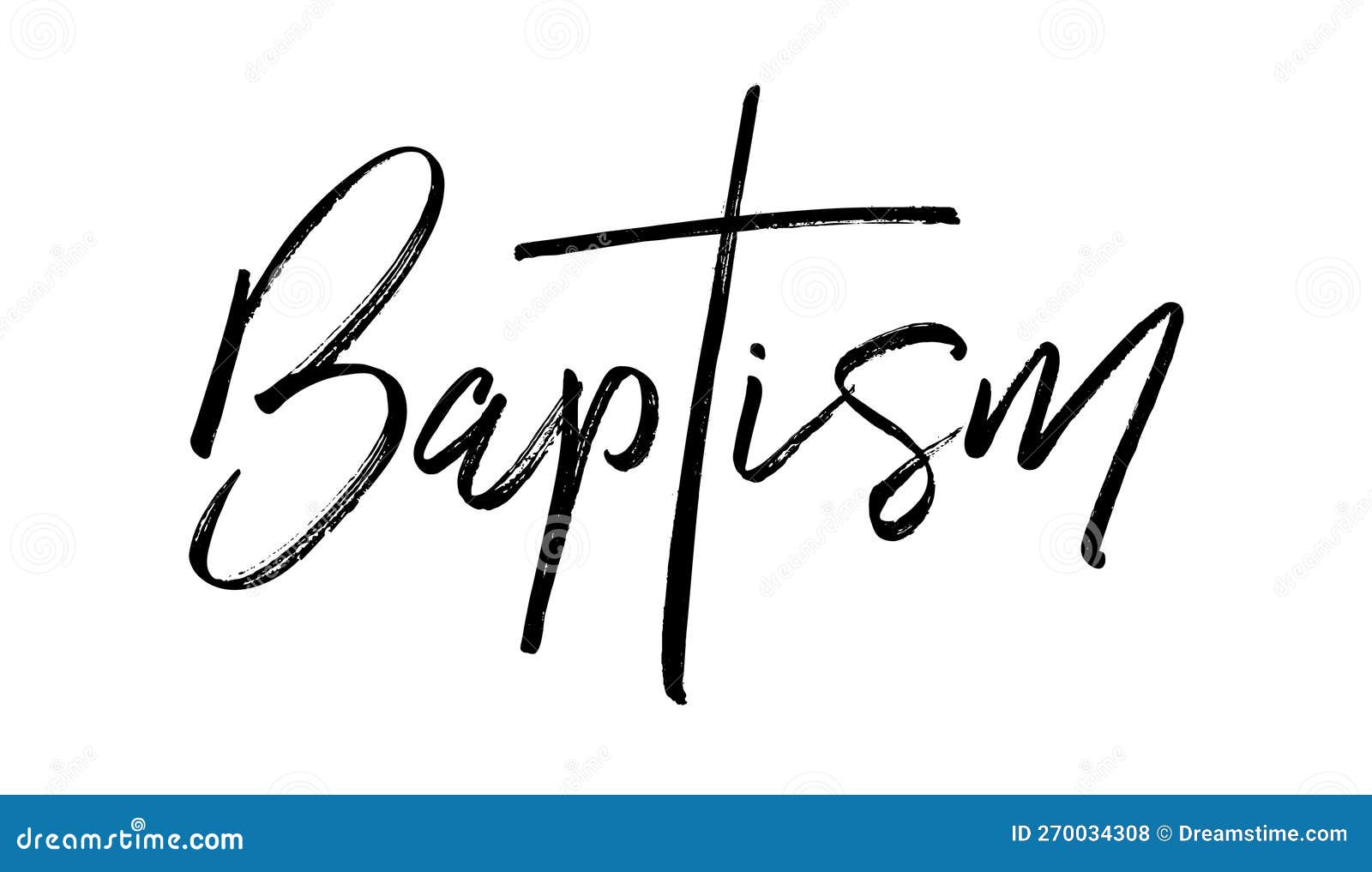 Baptism. Christian, Religious Churh Vector Word. | CartoonDealer.com ...