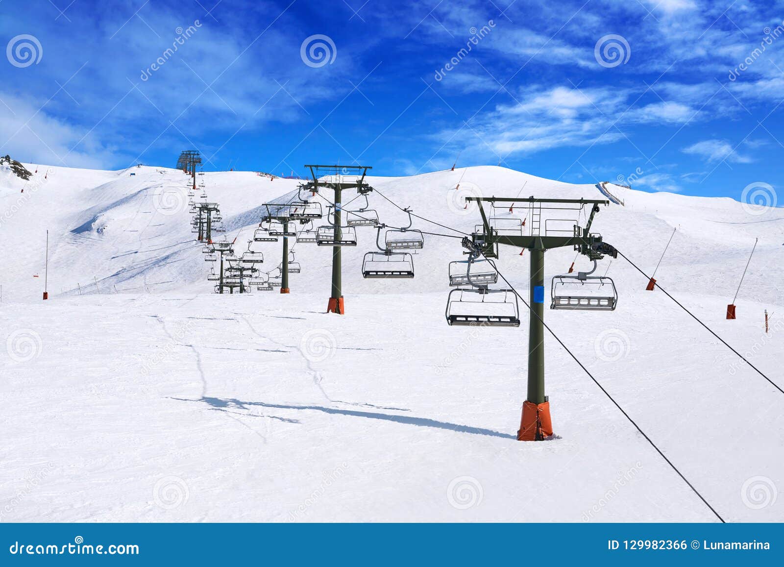 baqueira beret in lerida catalonia ski spot resort in aran valley
