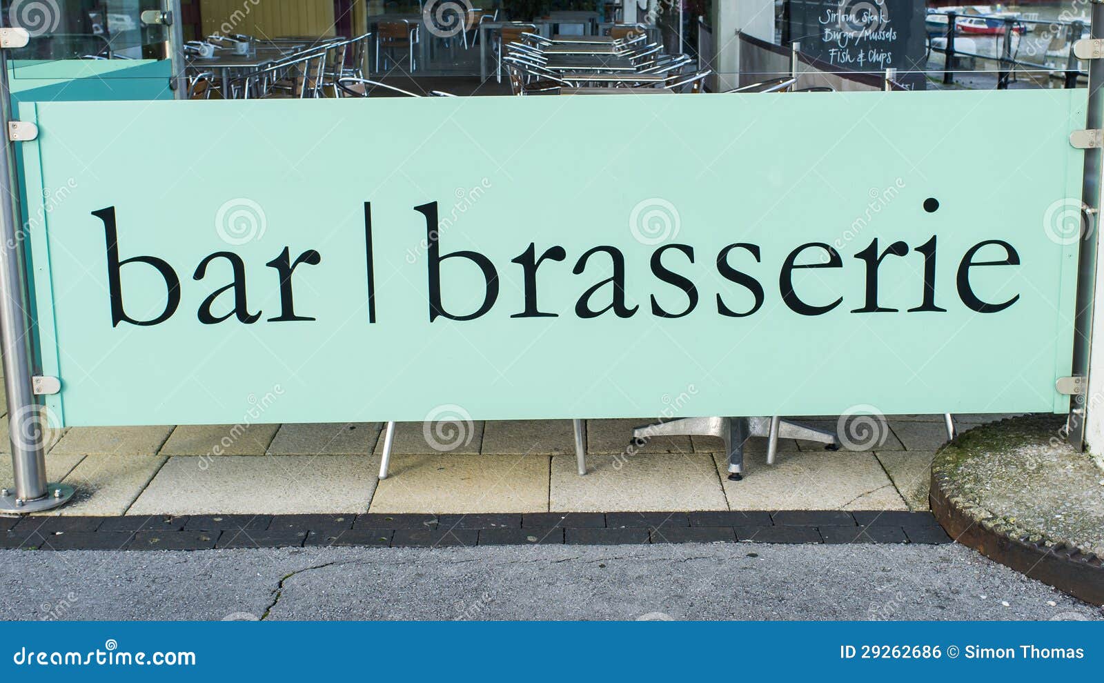bar/brasserie sign