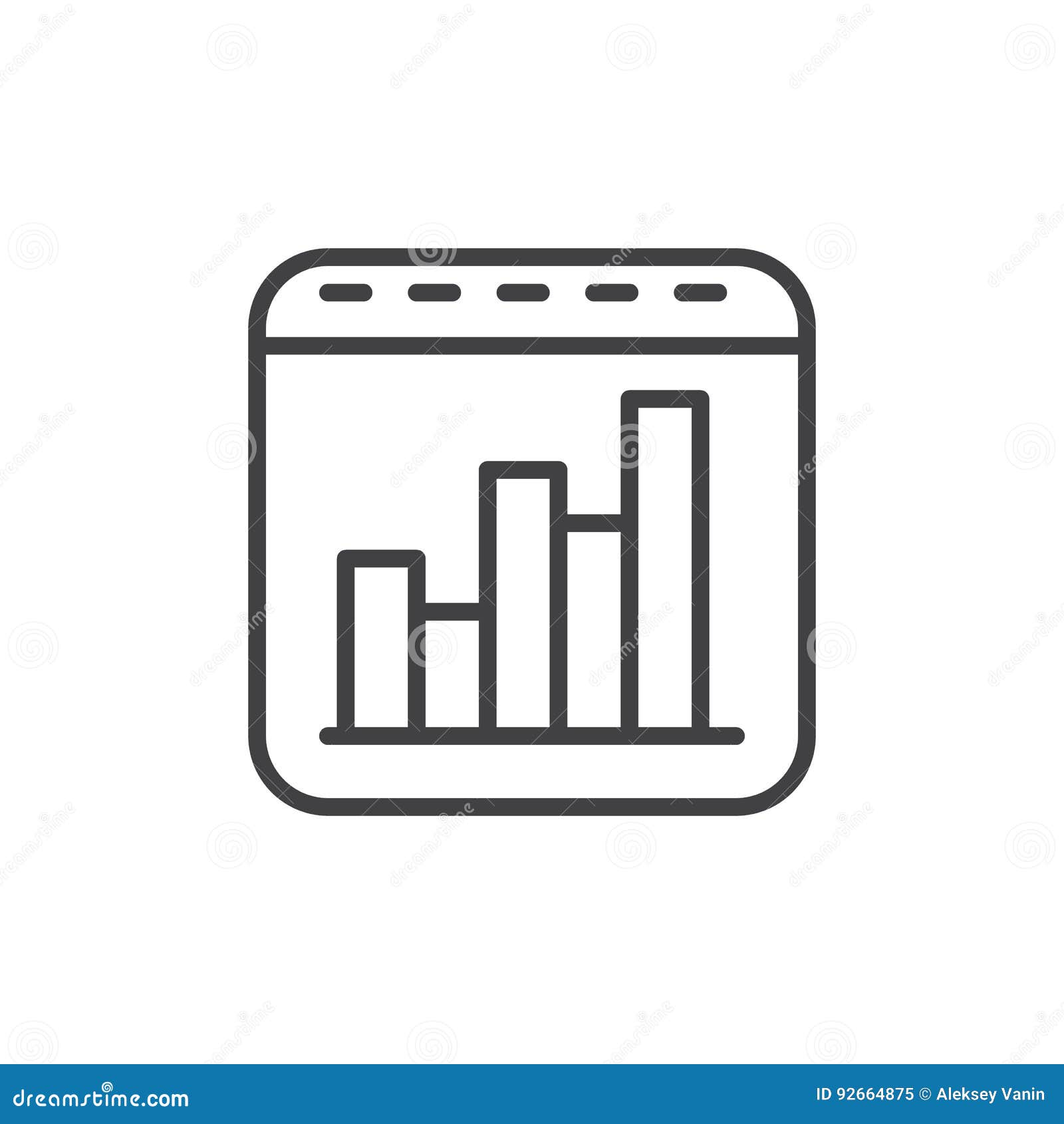 Bar Chart Outline