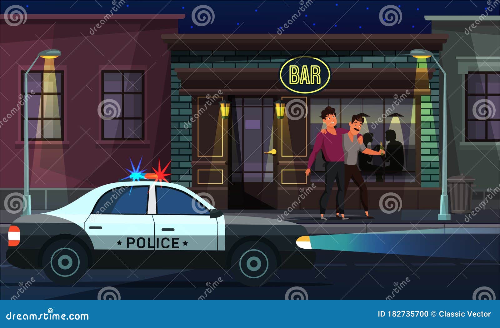 Bar Exterior Flat Vector Illustration Stock Vector - Illustration of enforcement, cartoon: 182735700 Bar Exterior Flat Vector Illustration Stock Vector - Illustration of enforcement, cartoon: 182735700