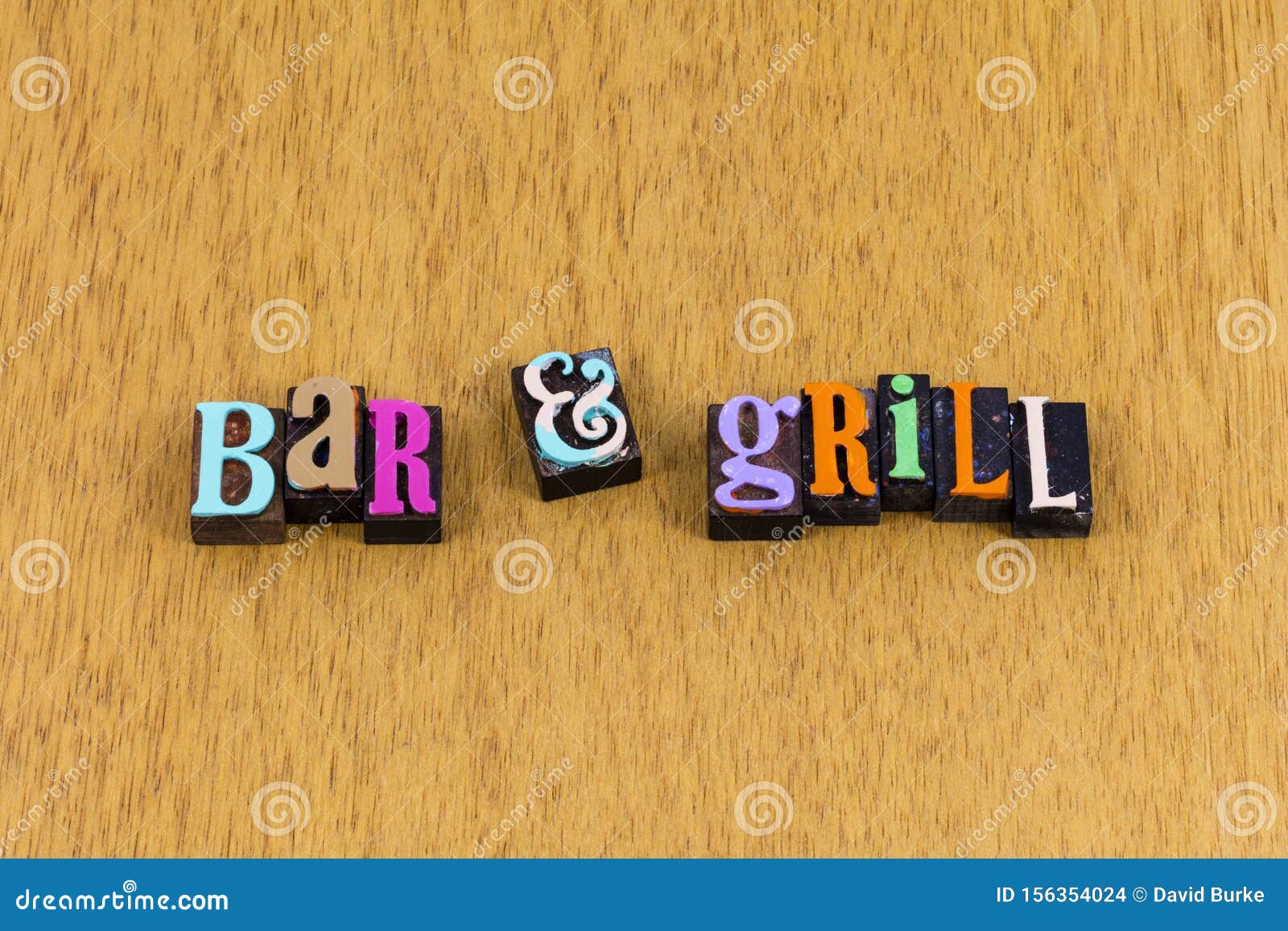 bar grill sign beer booze fun bbq letterpress phrase
