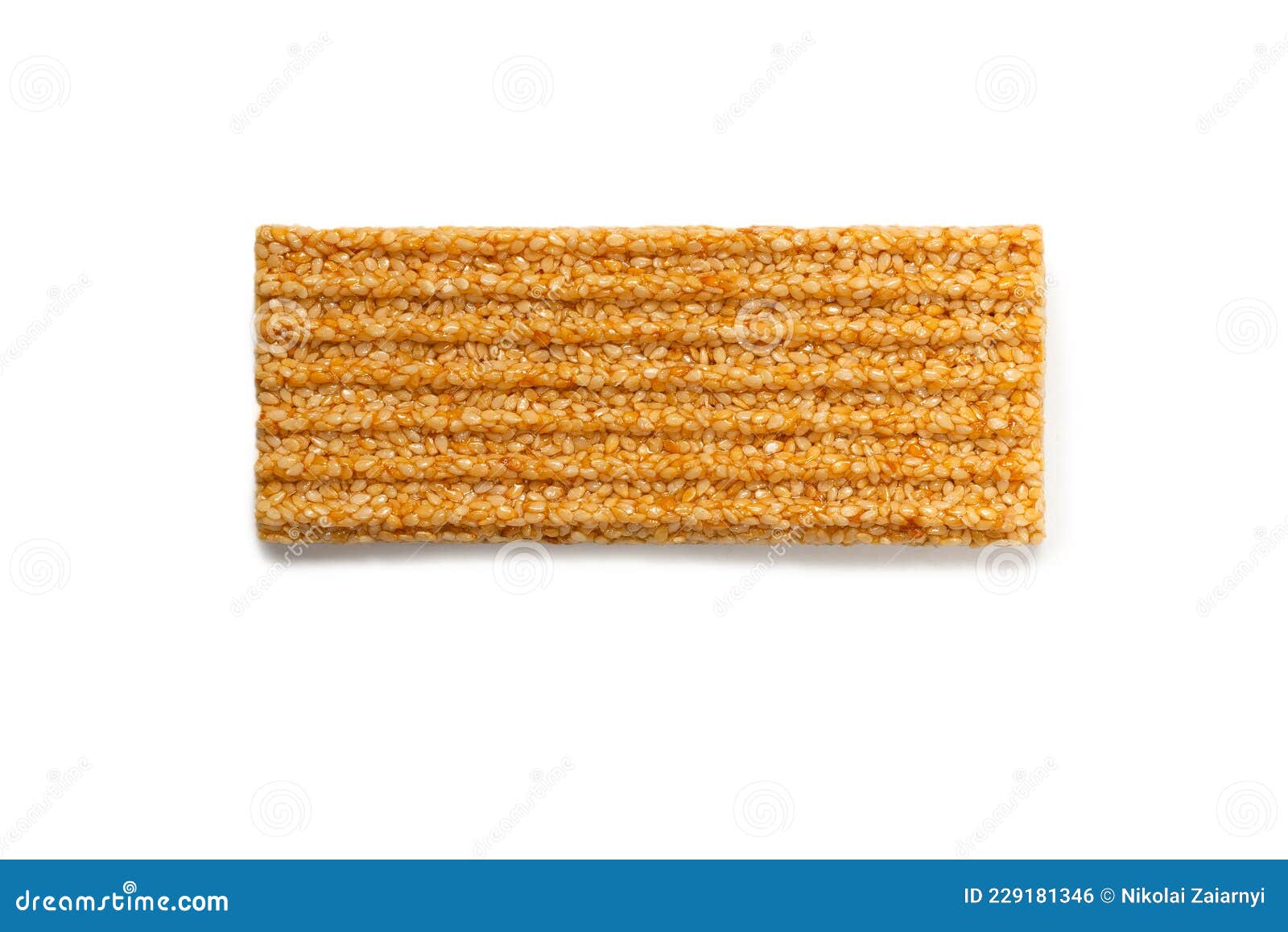 Bar with Nuts Isolated on a White Background Stock Photo Image of