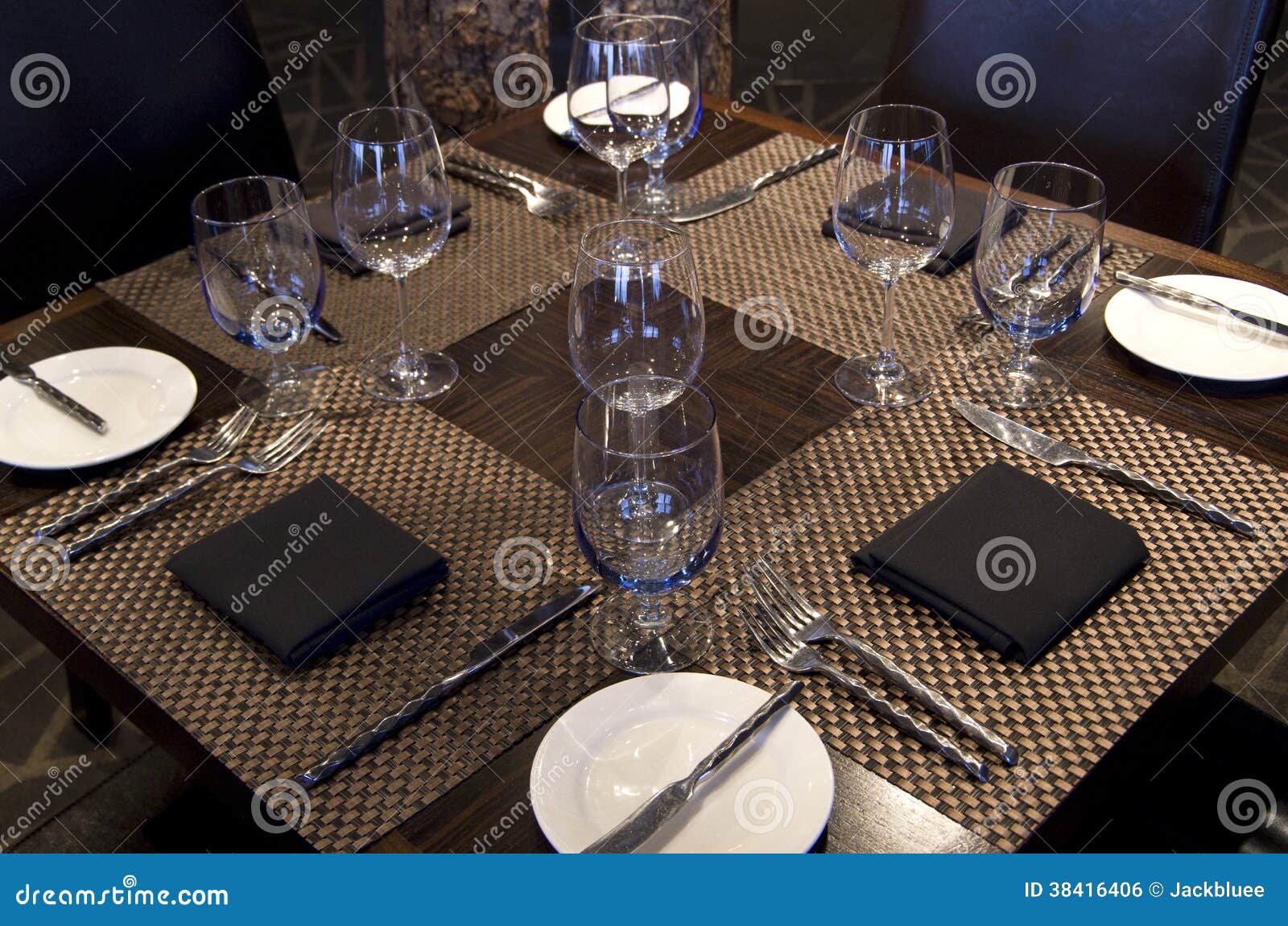 bar restaurant table setting stock photo image of elegant dining