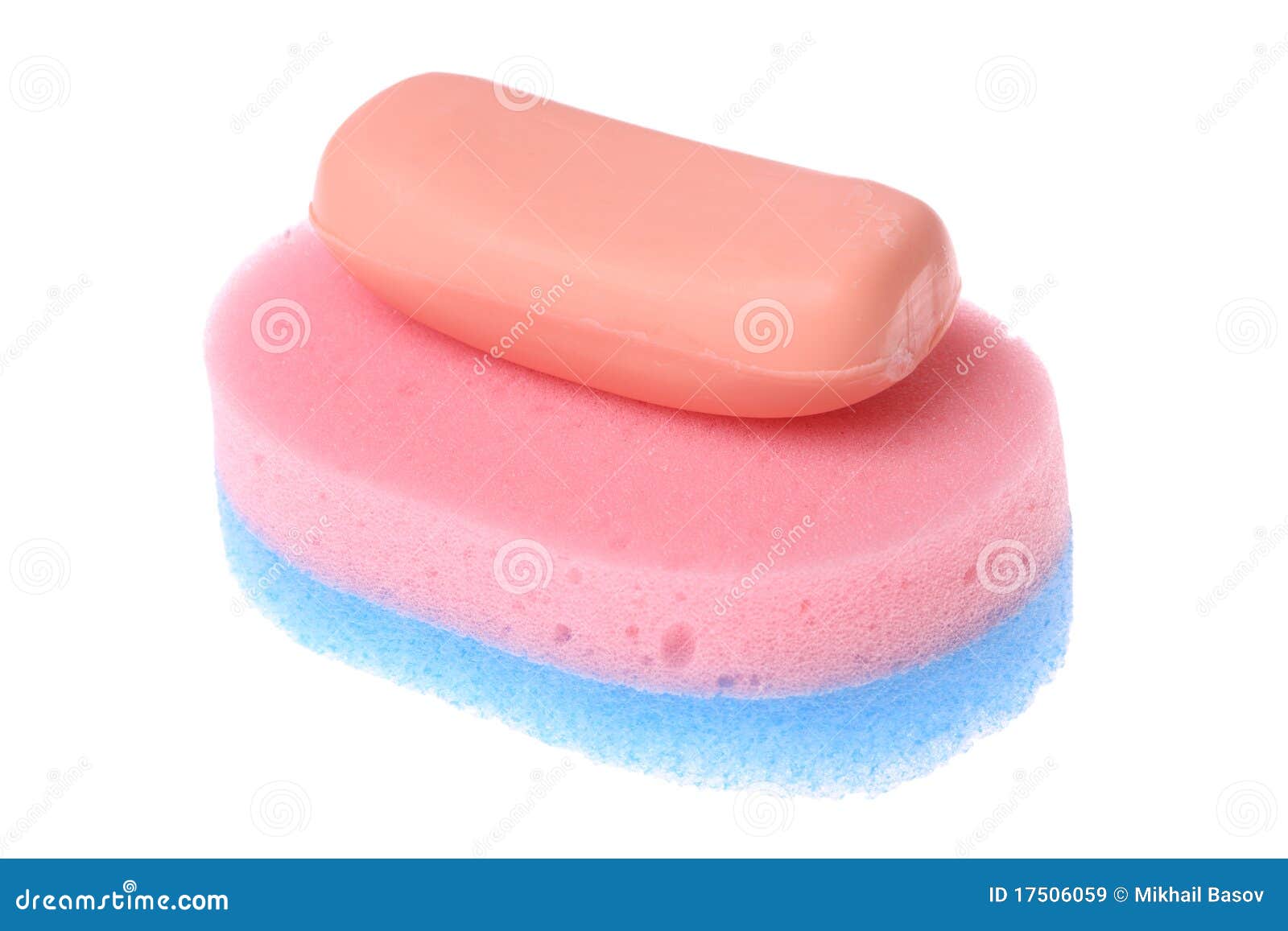 Bar of Soap Lying on Sponges Stock Image Image of health, treatment