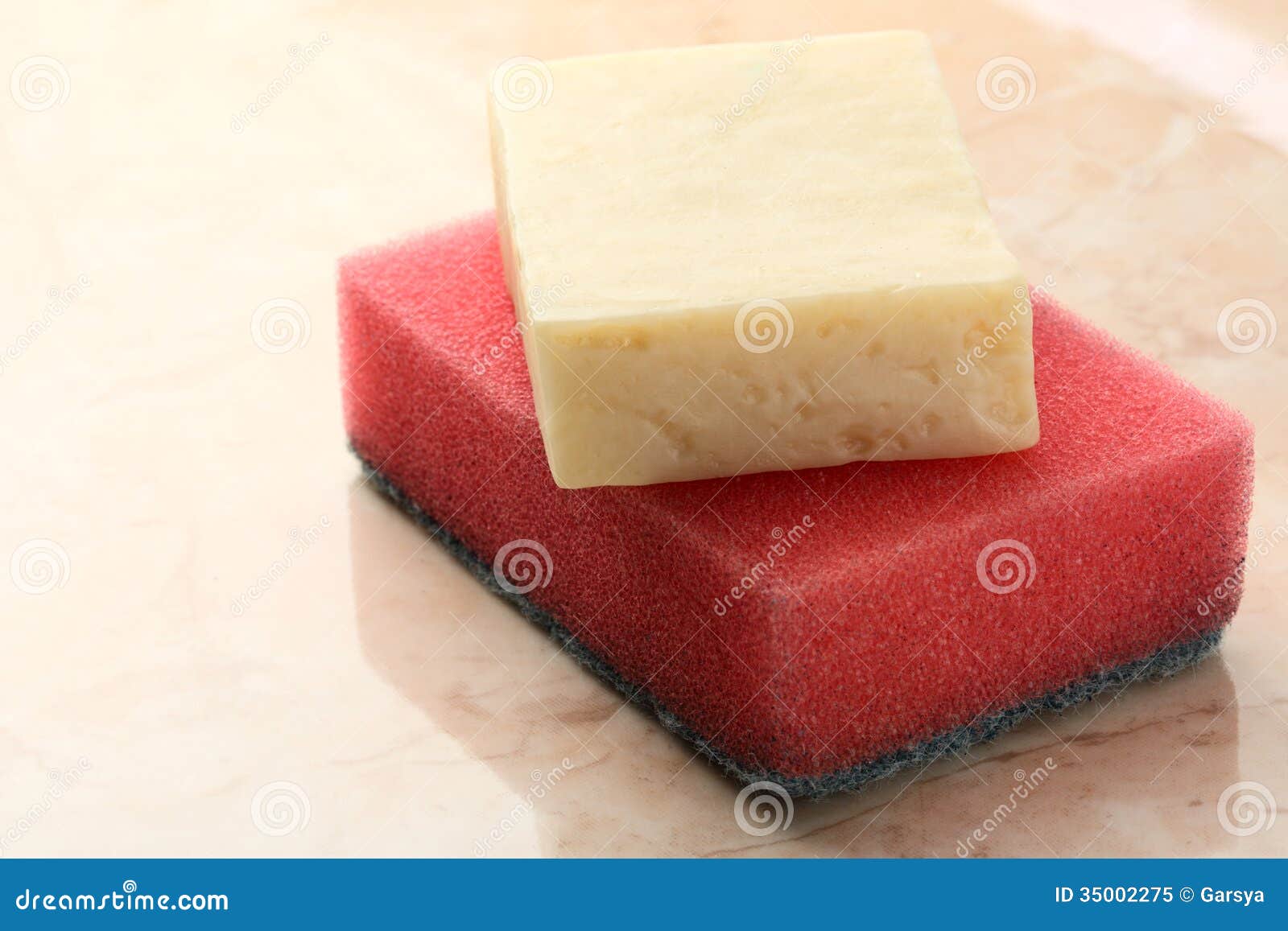 Bar of soap and sponge stock image. Image of tile, sanitation 35002275