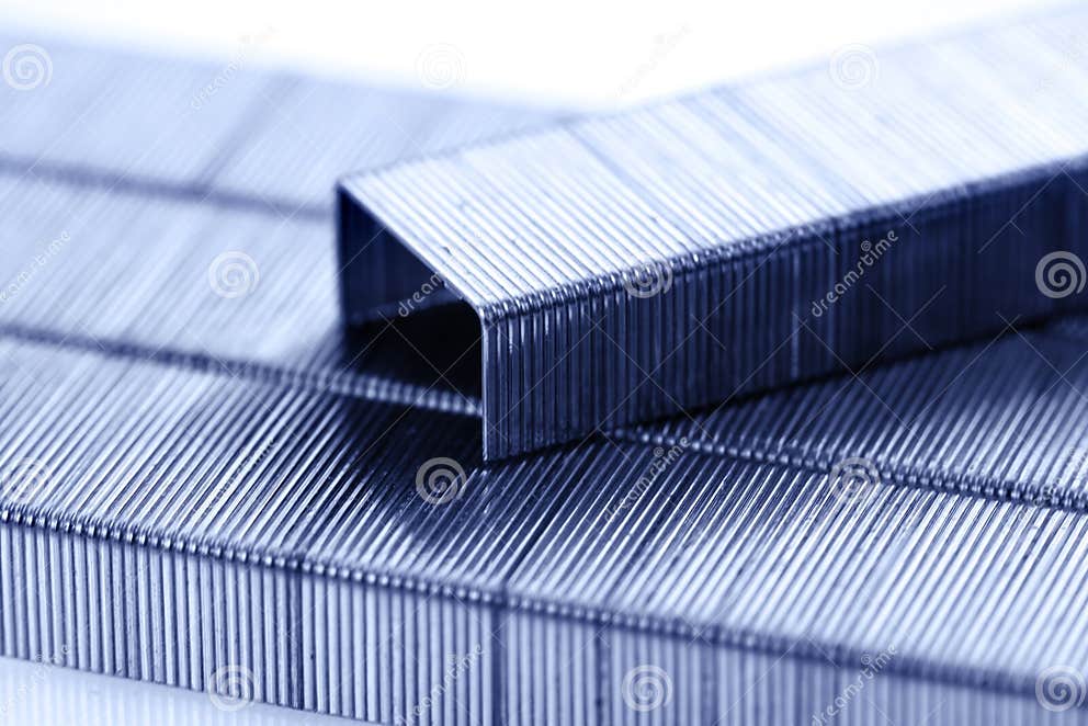 Bar of staples stock photo. Image of supplies, clip, staples 22137916