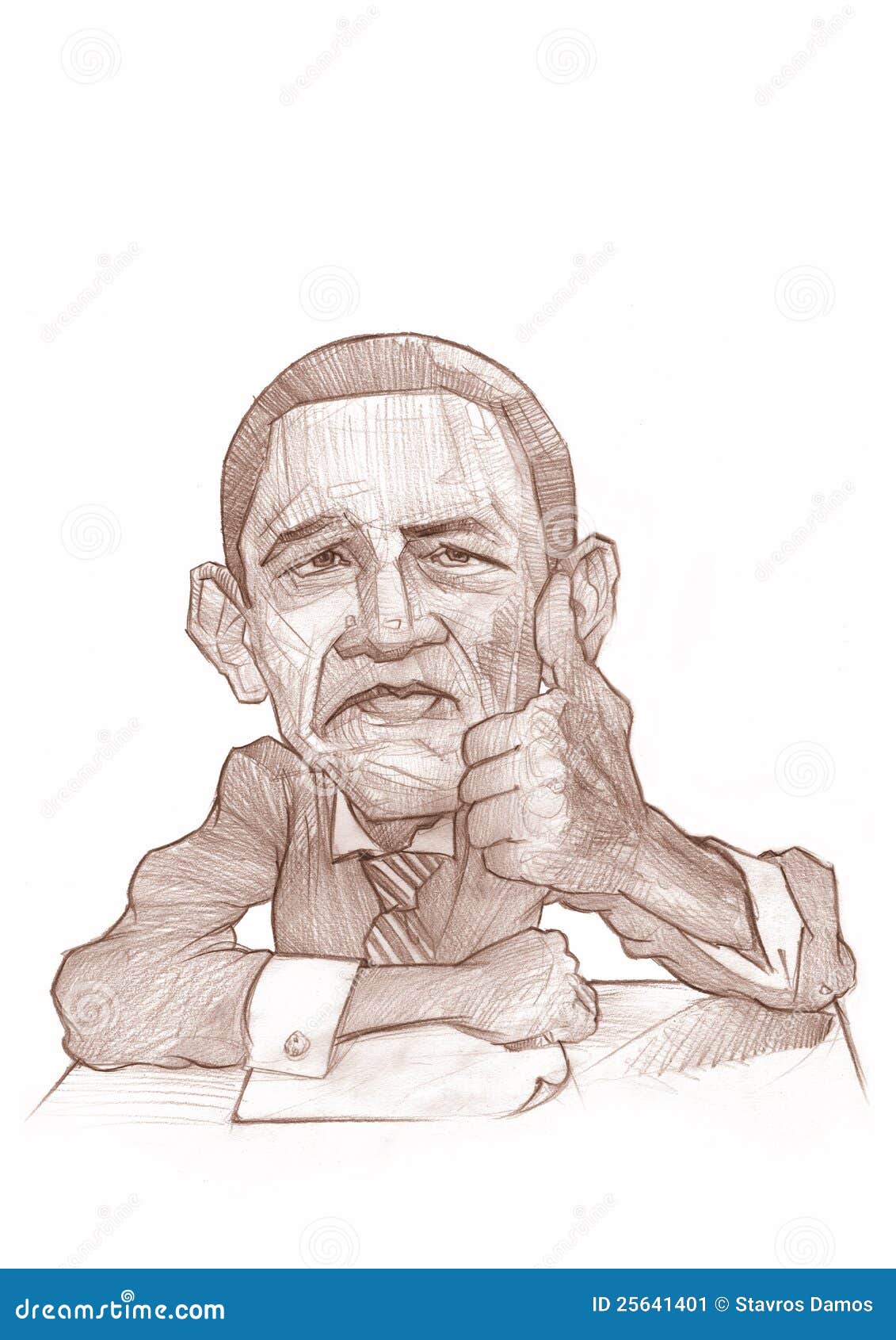 Obama pencil portrait  artnwordsca