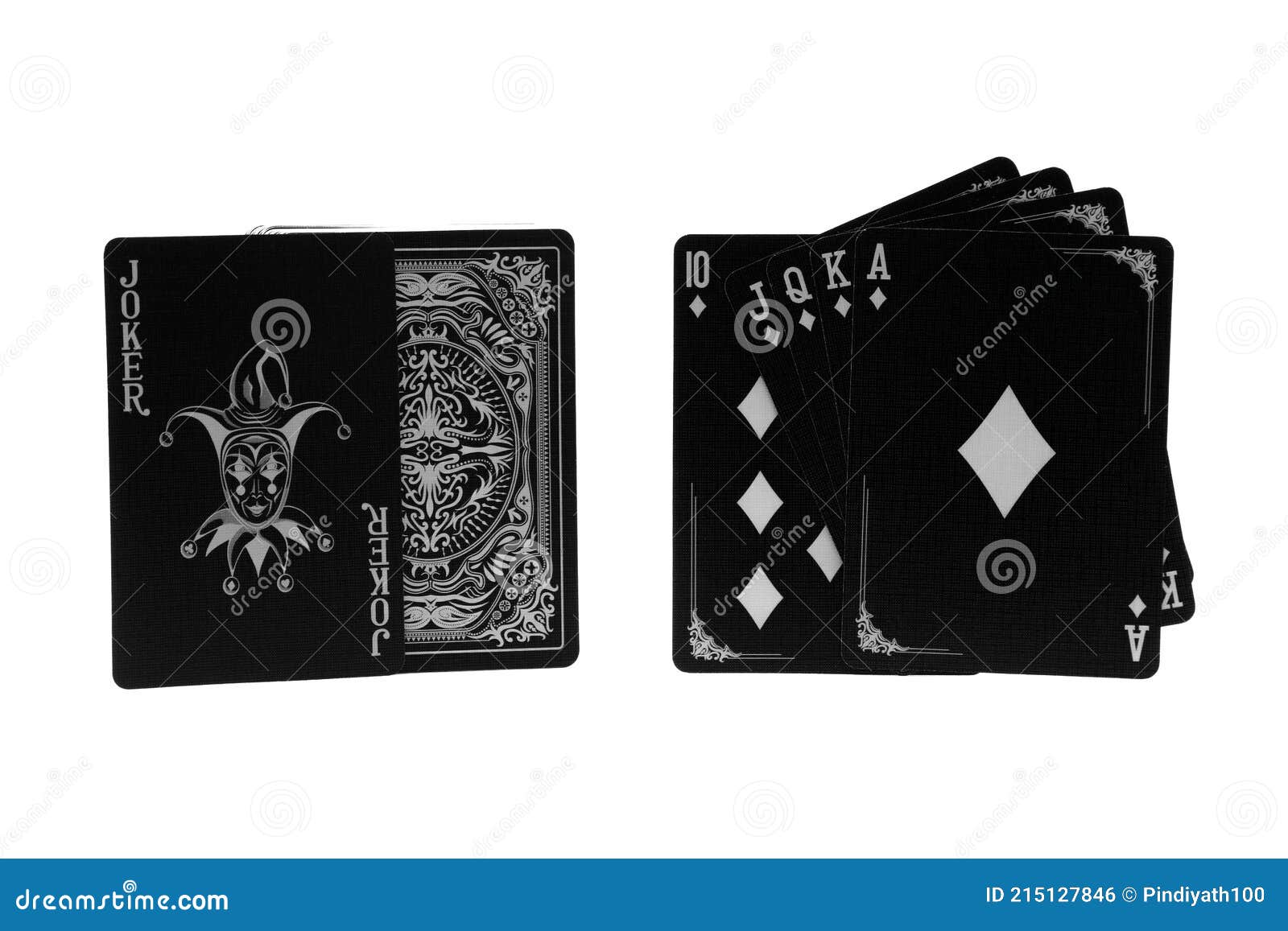 Baraja De Cartas Negras Con Secuencia De Color Real Sobre Fondo Blanco Foto de archivo - Imagen de negro, triunfo: 215127846 Baraja De Cartas Negras Con Secuencia De Color Real Sobre Fondo Blanco Foto de archivo - Imagen de negro, triunfo: 215127846