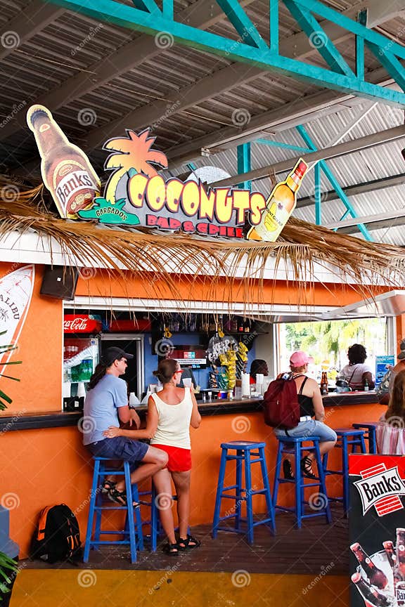 Barbados Cruise Terminal Bar Coconuts Editorial Image Image of active, getaway 20356985