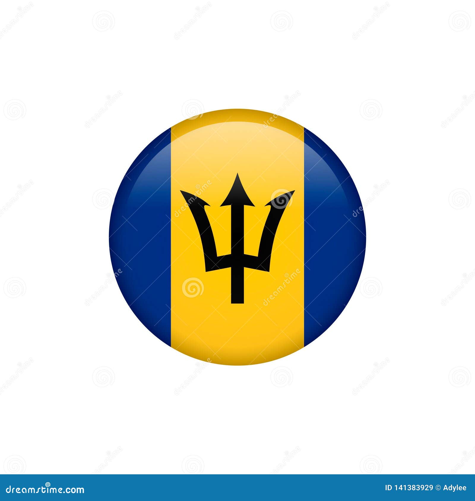 Barbados Flag Vector Isolated 5 Stock Image - Illustration of ...