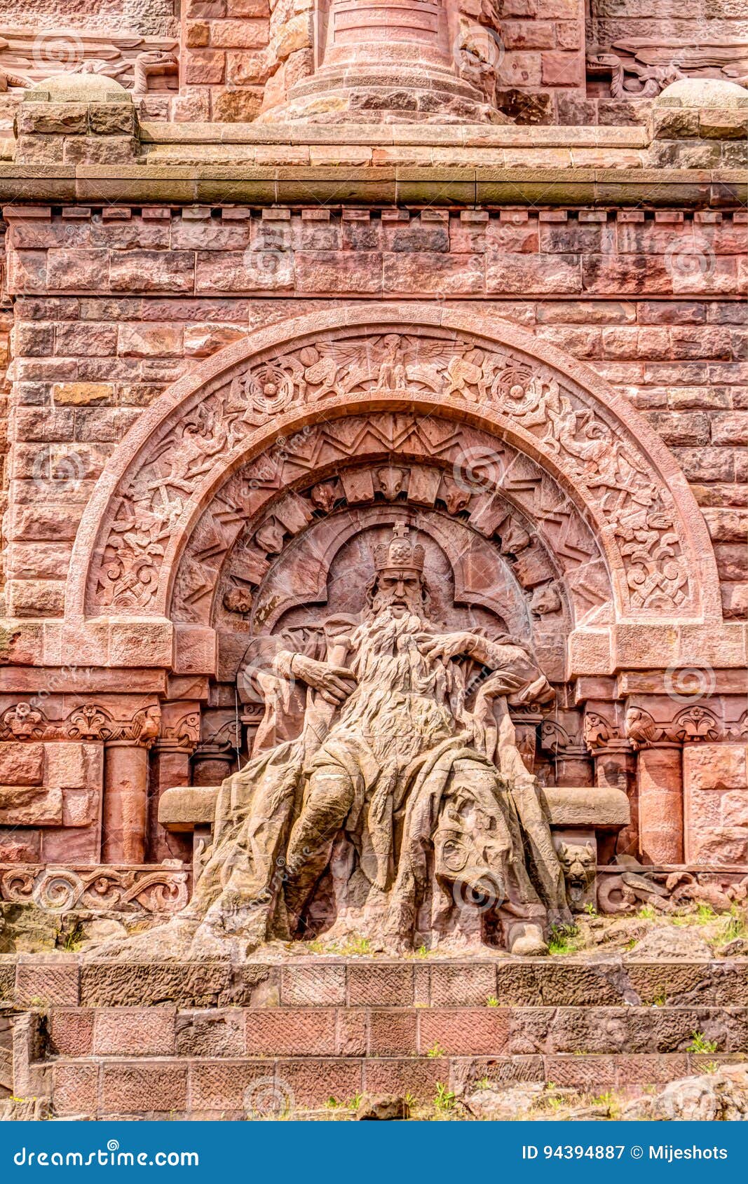 barbarossa monument in thuringia, germany