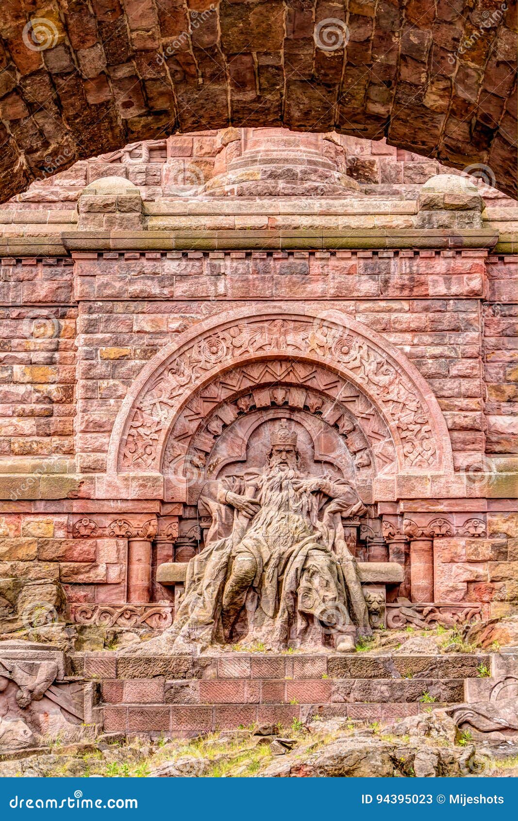 barbarossa monument in thuringia, germany