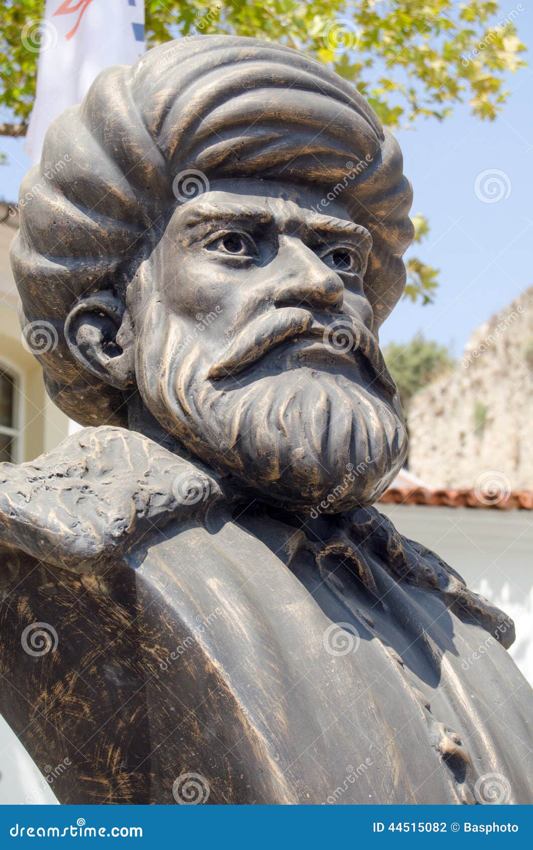 barbarossa statue, antalya, turkey