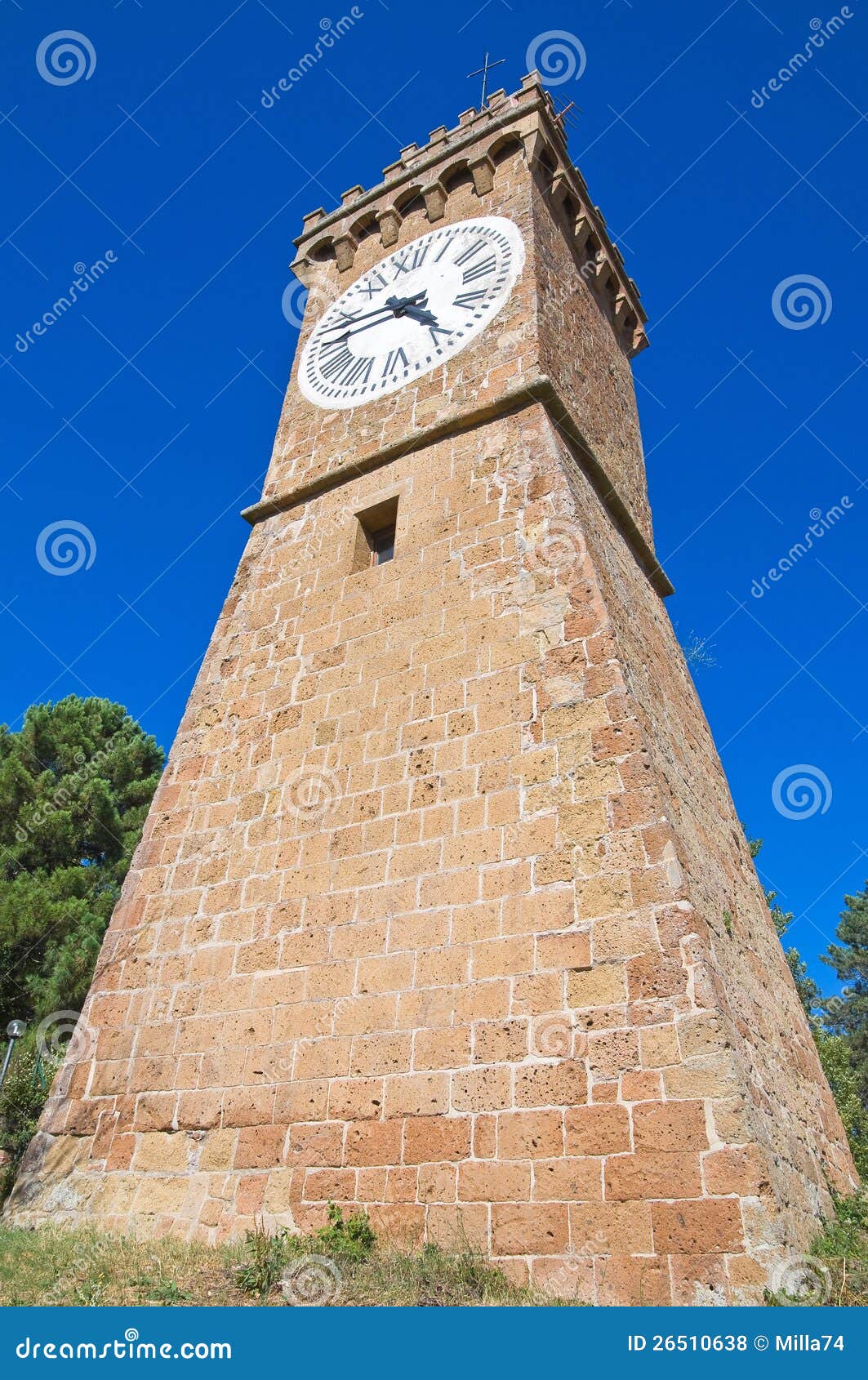 barbarossa tower. acquapendente. lazio. italy.