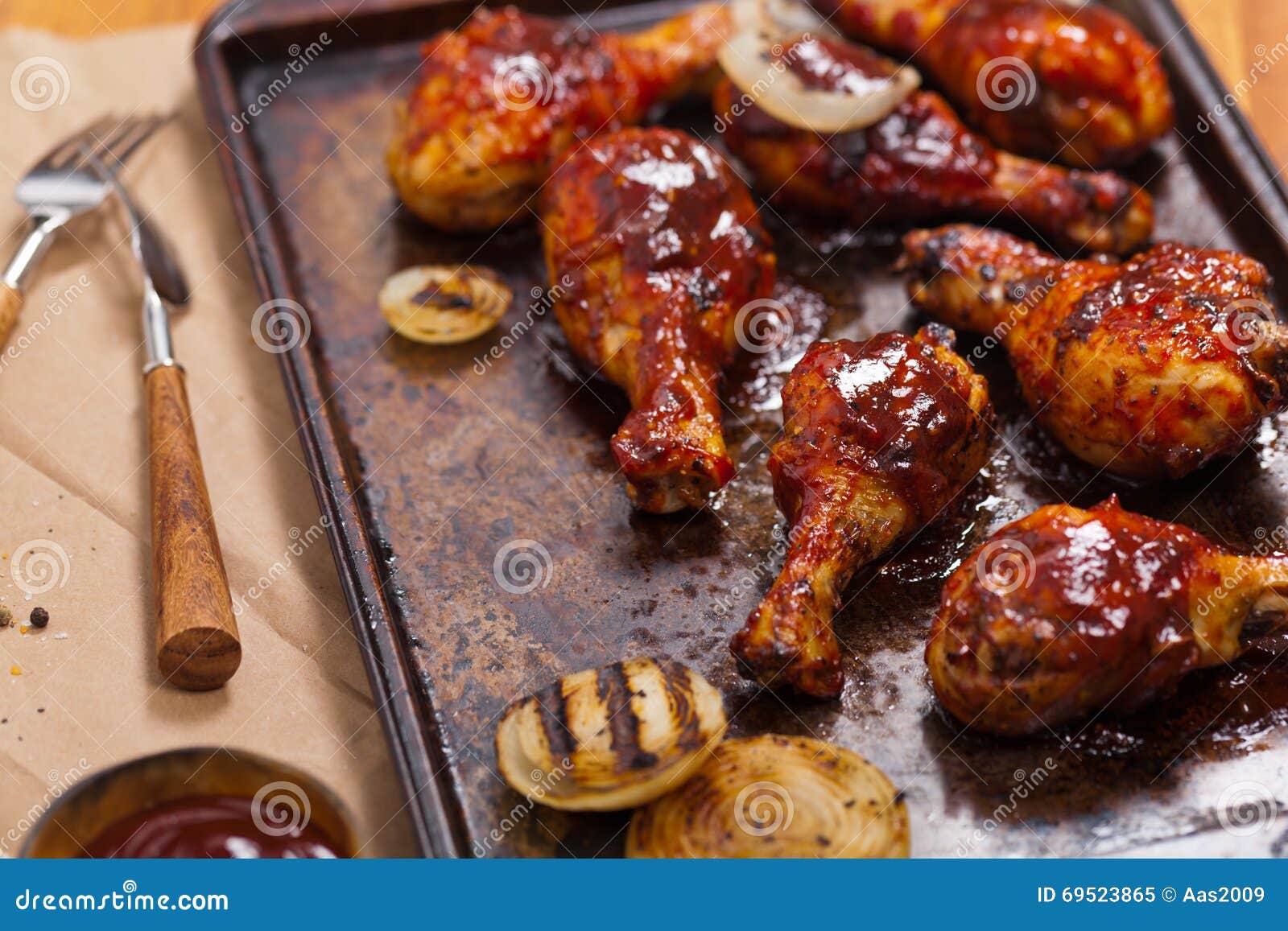 Barbecue Buffalo Chicken stock image. Image of buffalo 69523865