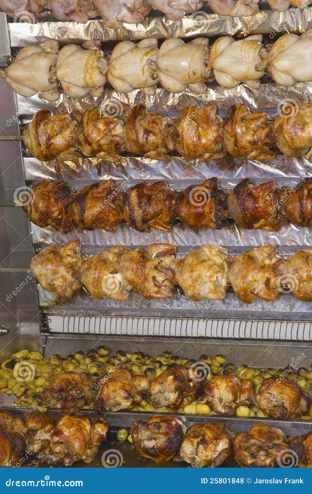 Barbecue Chicken on a Farmer S Market Stock Photo Image of restaurant