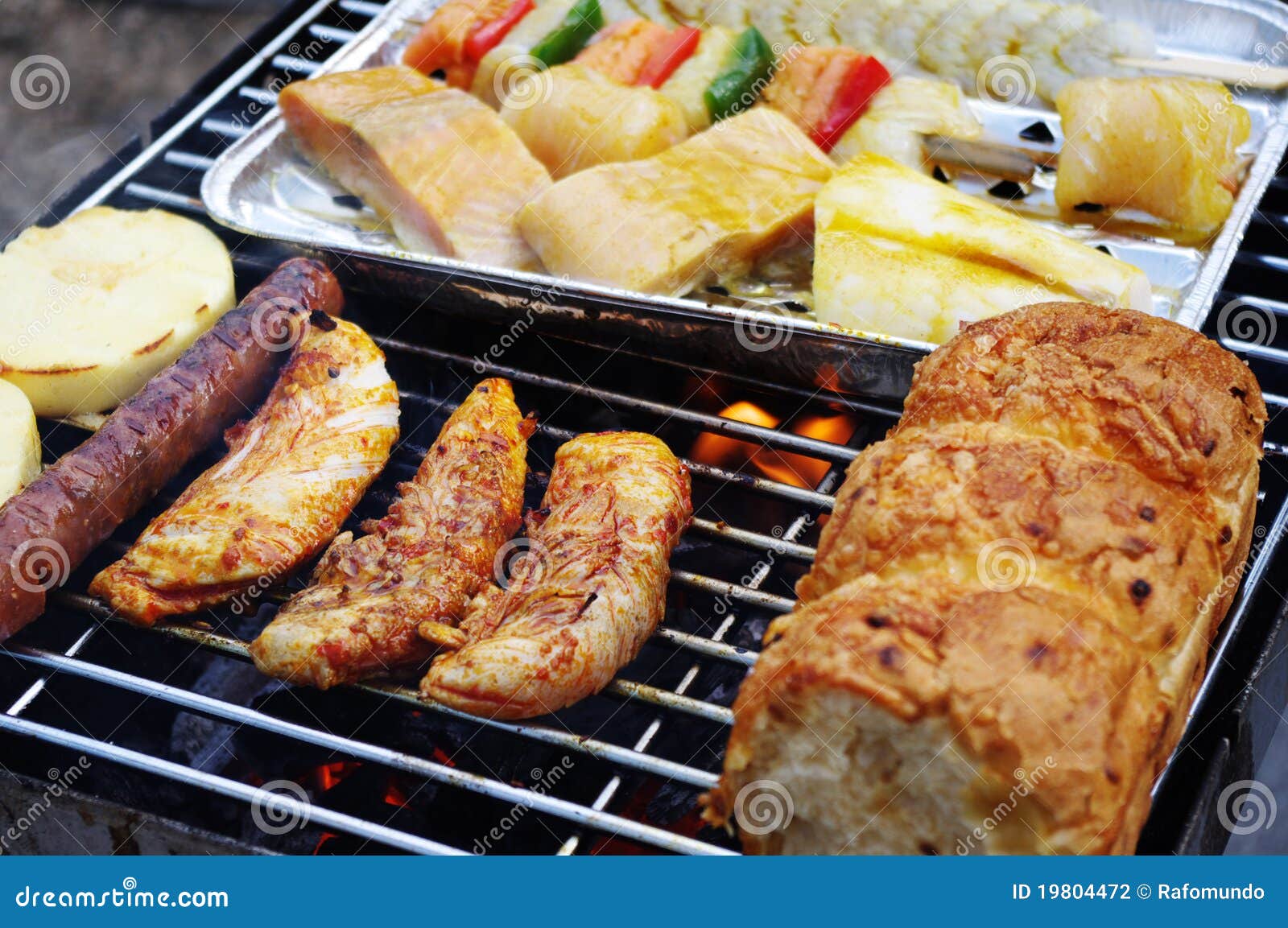 Barbecue Grill stock photo. Image of unhealthy, horizontal 19804472