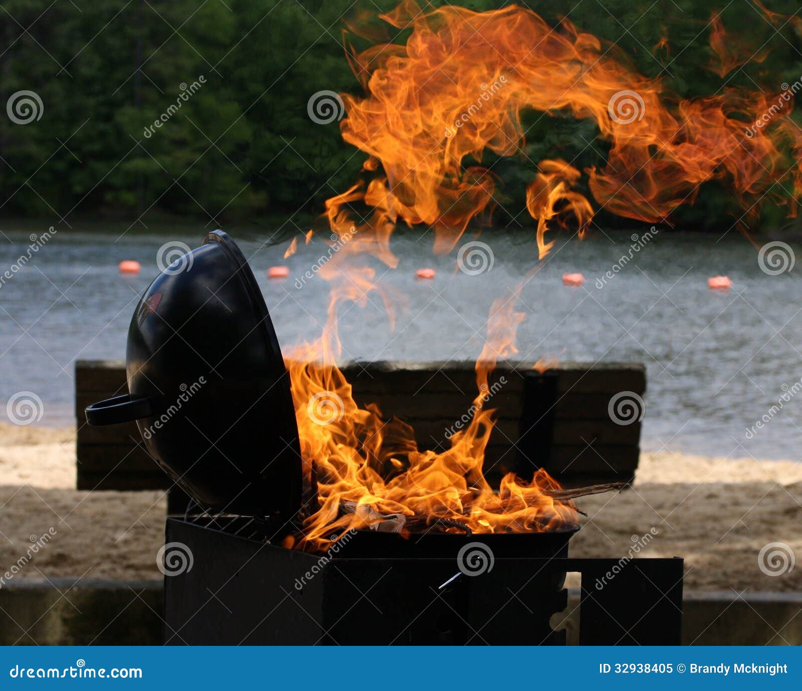 Barbecue Grill stock image. Image of burn, heat, grill 32938405