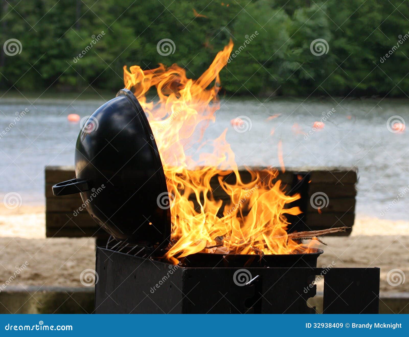 Barbecue Grill stock image. Image of heat, barbecue, summer 32938409