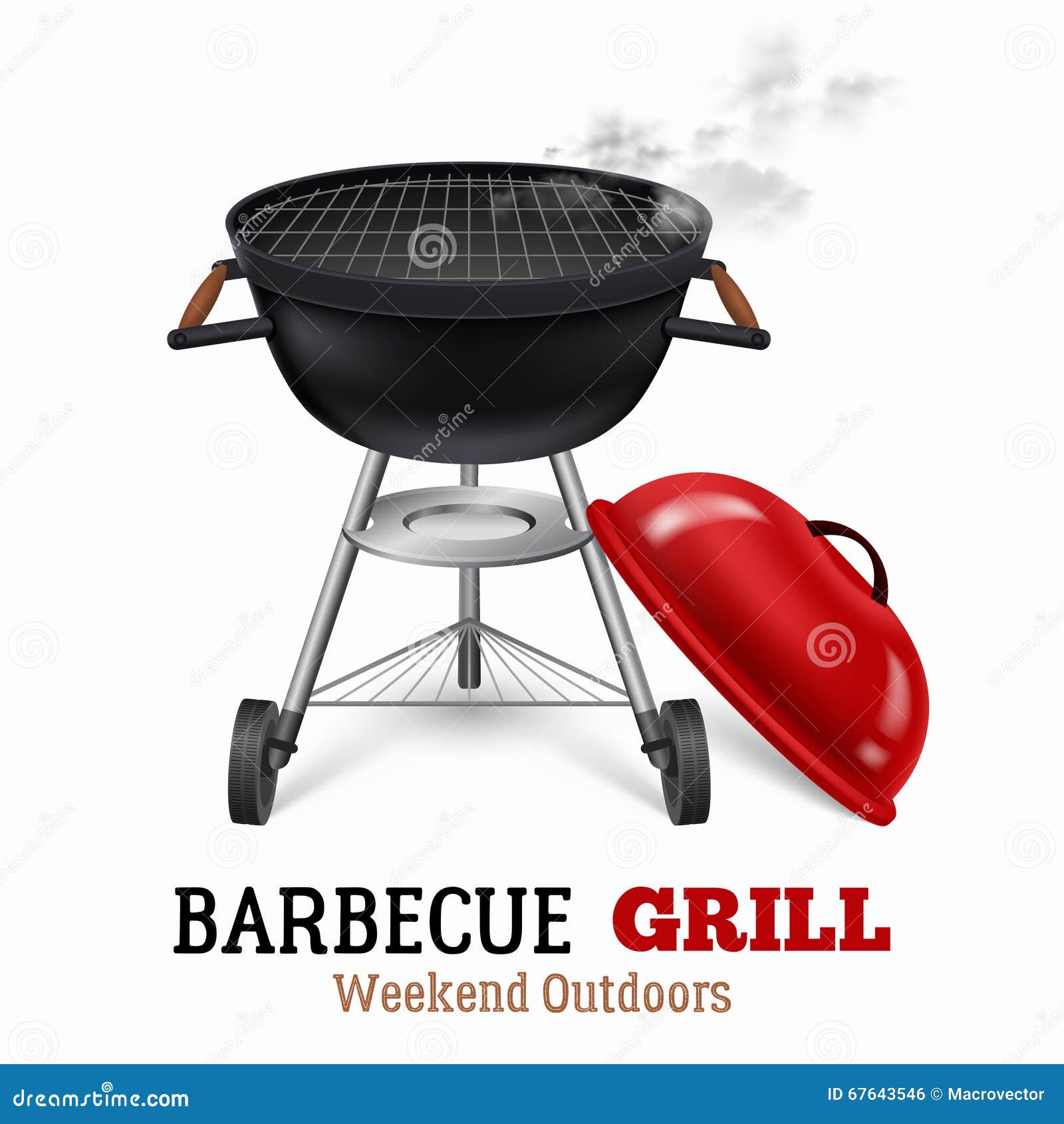 Barbecue Grill Illustration Stock Vector - Illustration of grill, kebab