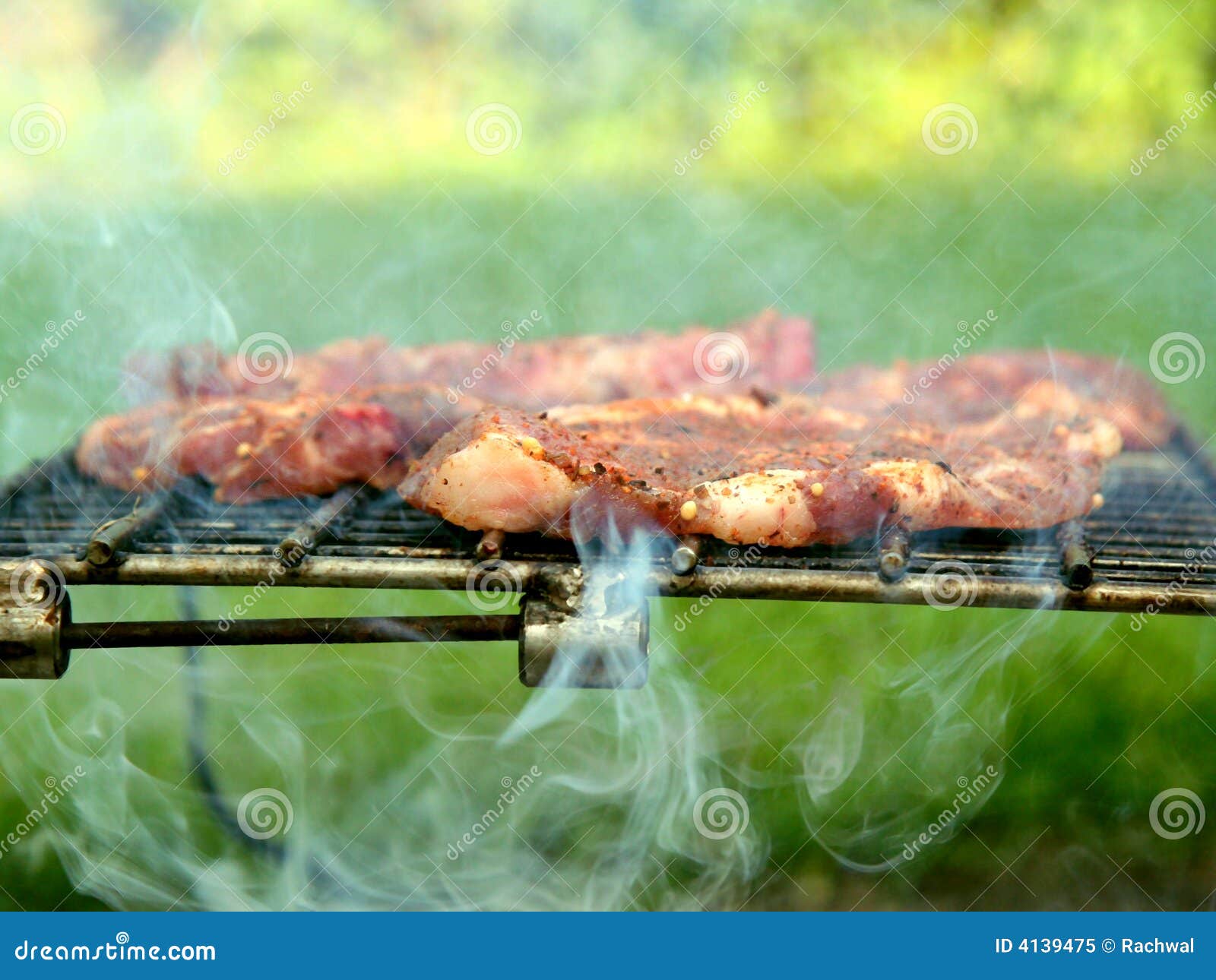 Barbecue meat stock image. Image of fresh, juicy, roast 4139475