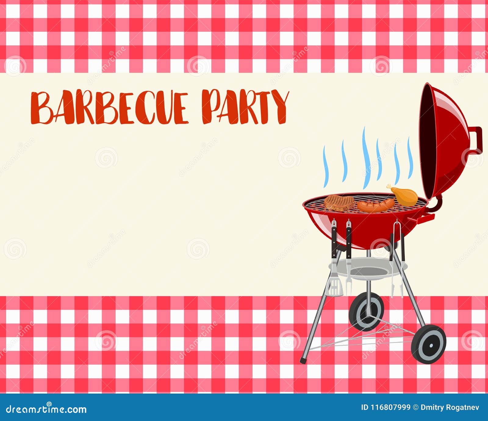 Barbeque Invitation Template from thumbs.dreamstime.com